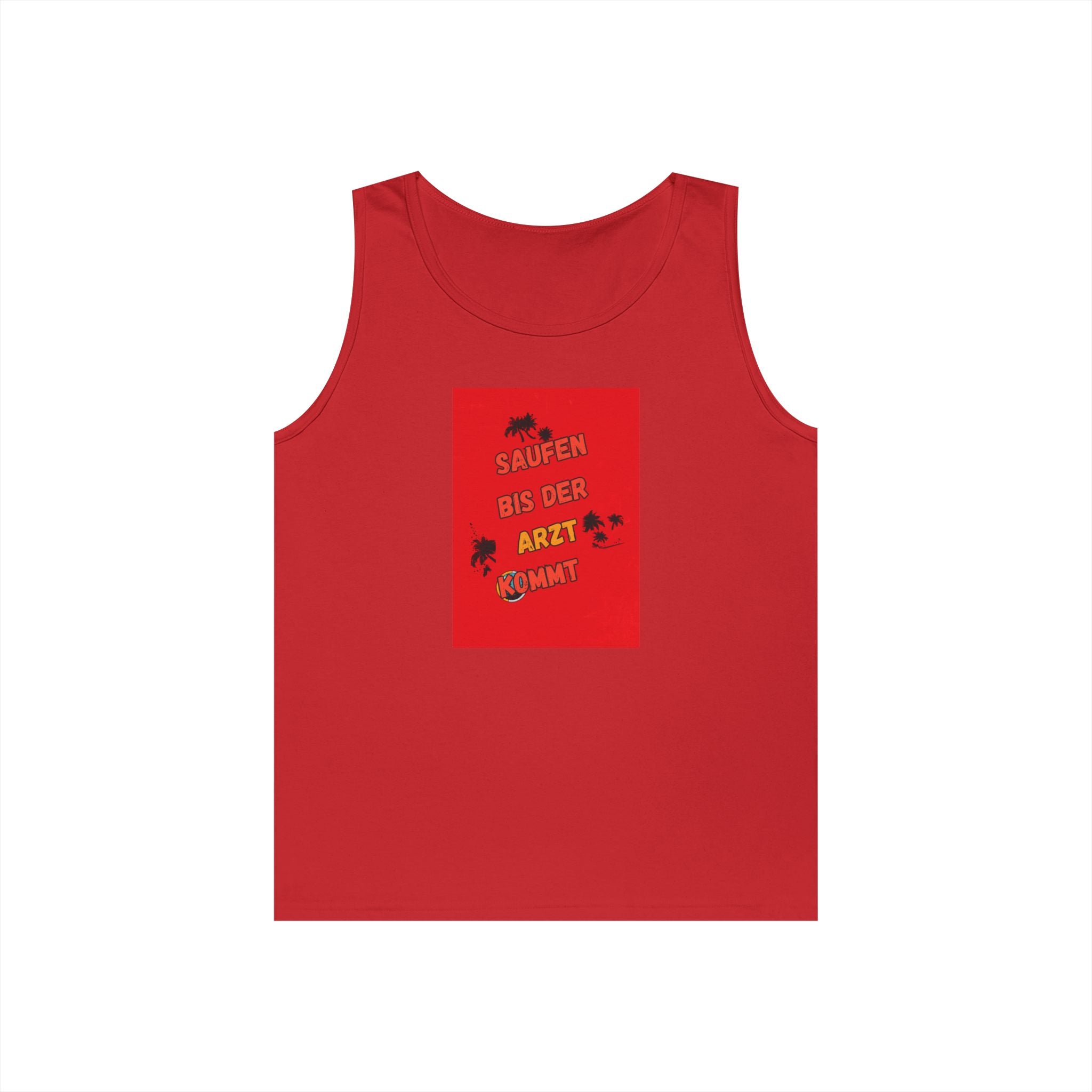 Saufen bis der Arzt kommt – Motiv B – Tanktop (Heavy)
