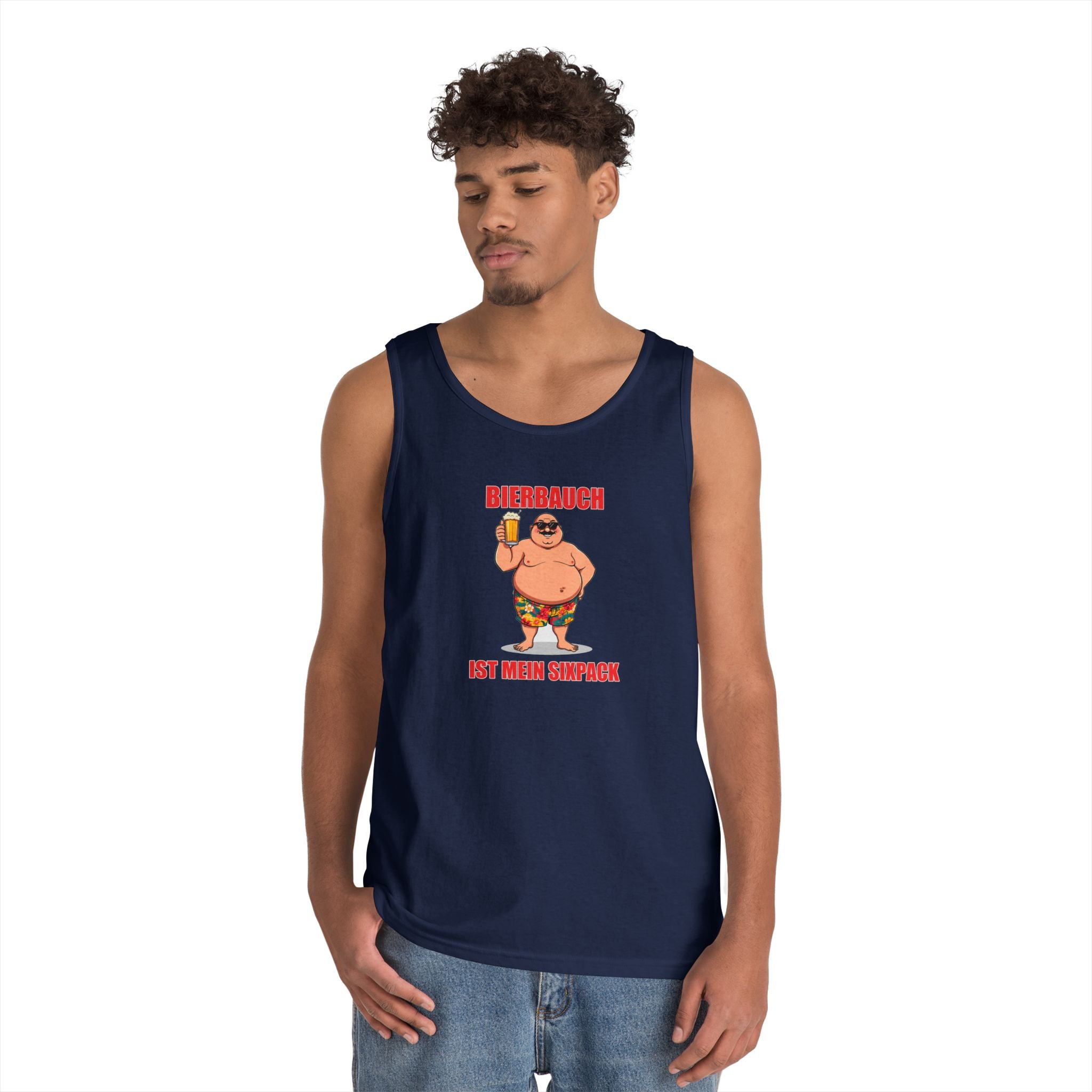 Bierbauch ist mein Sixpack – Mit Bierkrug – Tanktop (Heavy)