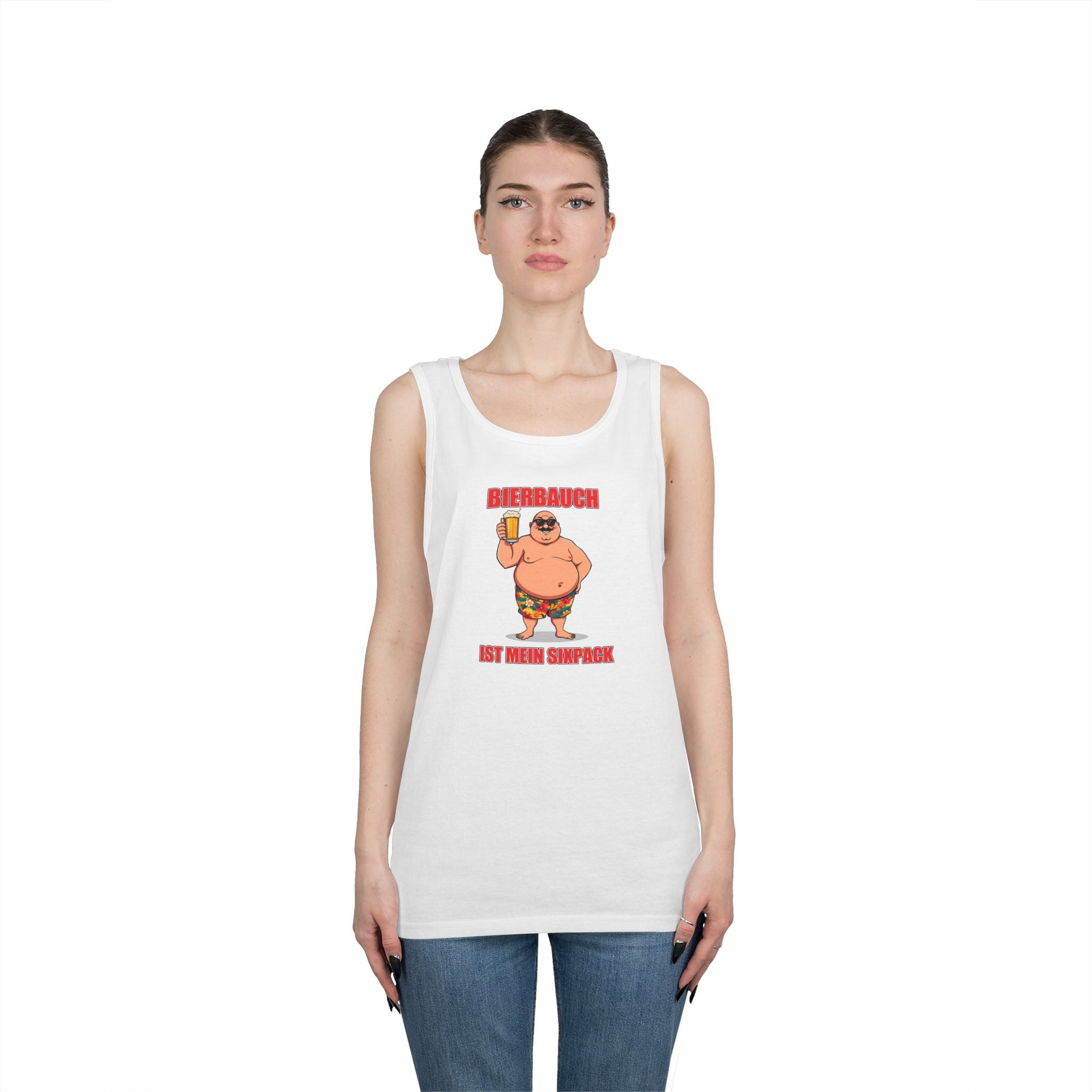 Bierbauch ist mein Sixpack – Mit Bierkrug – Tanktop (Heavy)