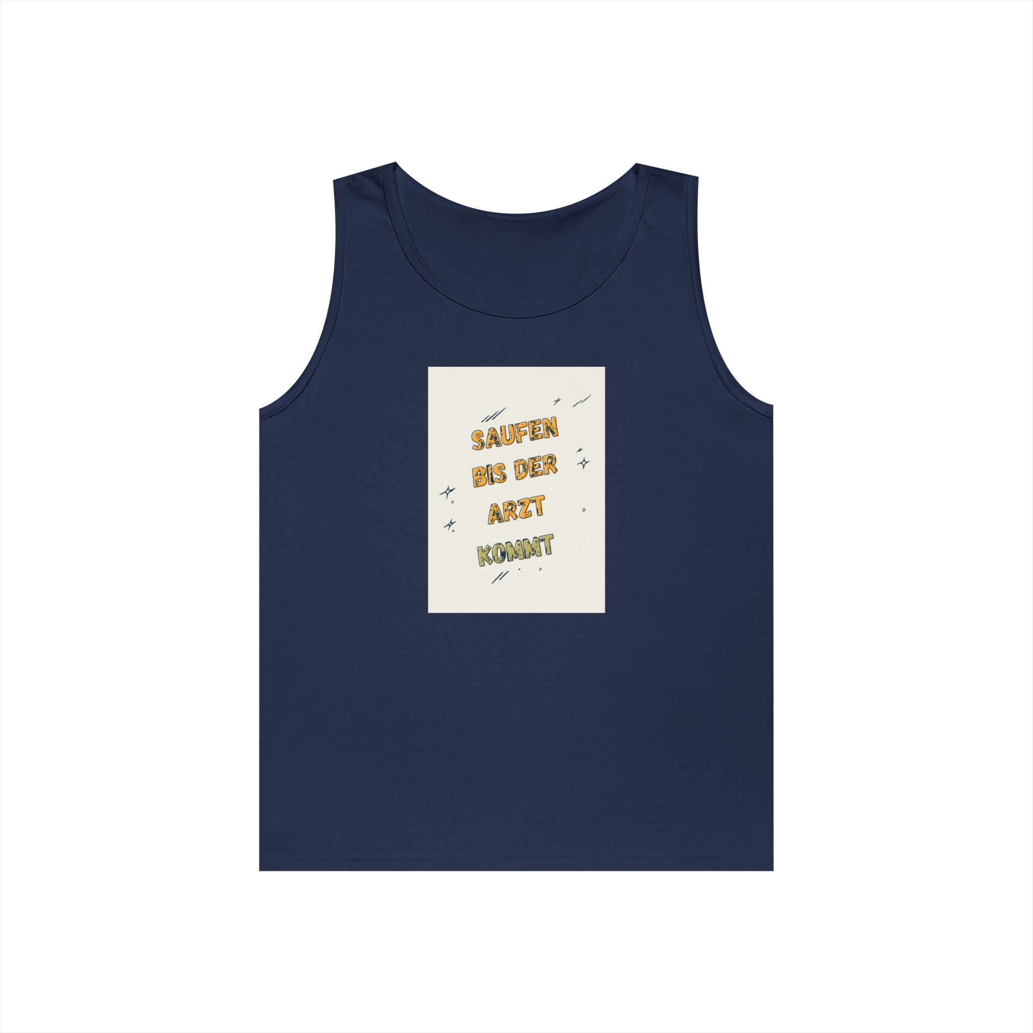 Saufen bis der Arzt kommt – Motiv C – Tanktop (Heavy)
