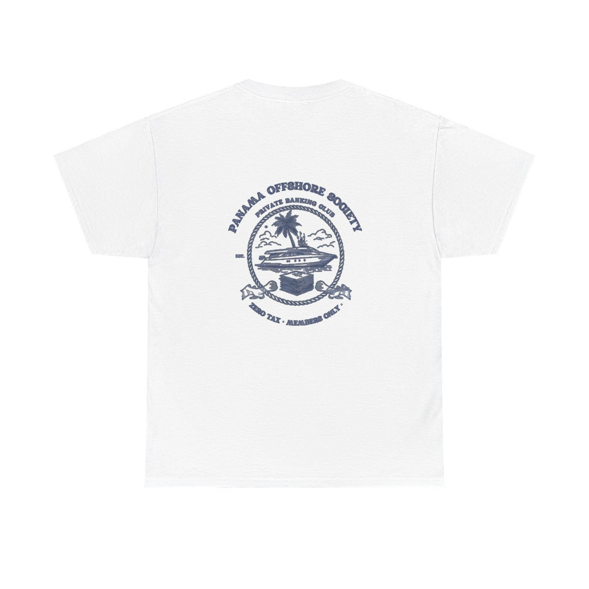 Panama Offshore Society – Private Banking Club T-Shirt (Backprint)