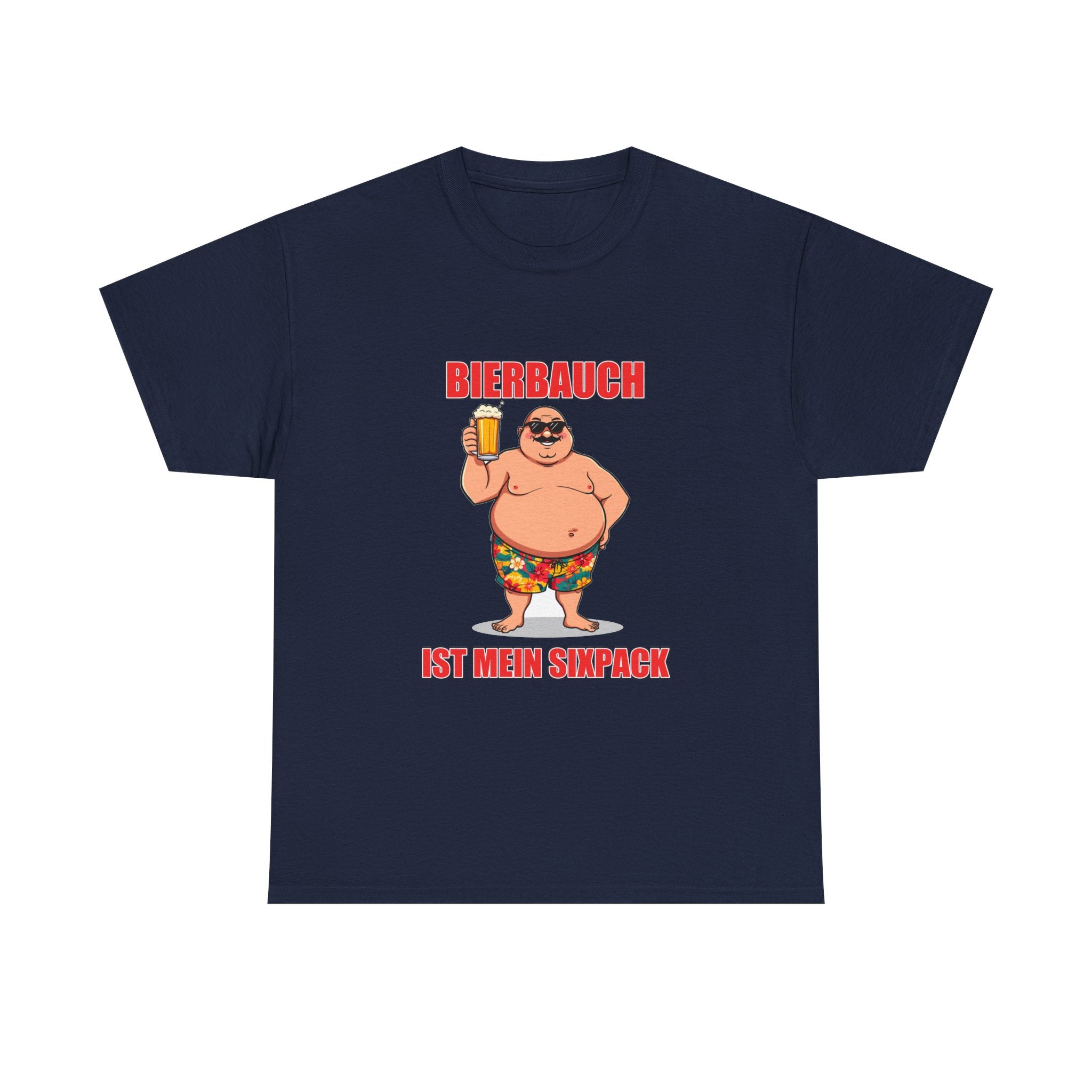 Bierbauch ist mein Sixpack – Mit Bierkrug – Unisex T-Shirt