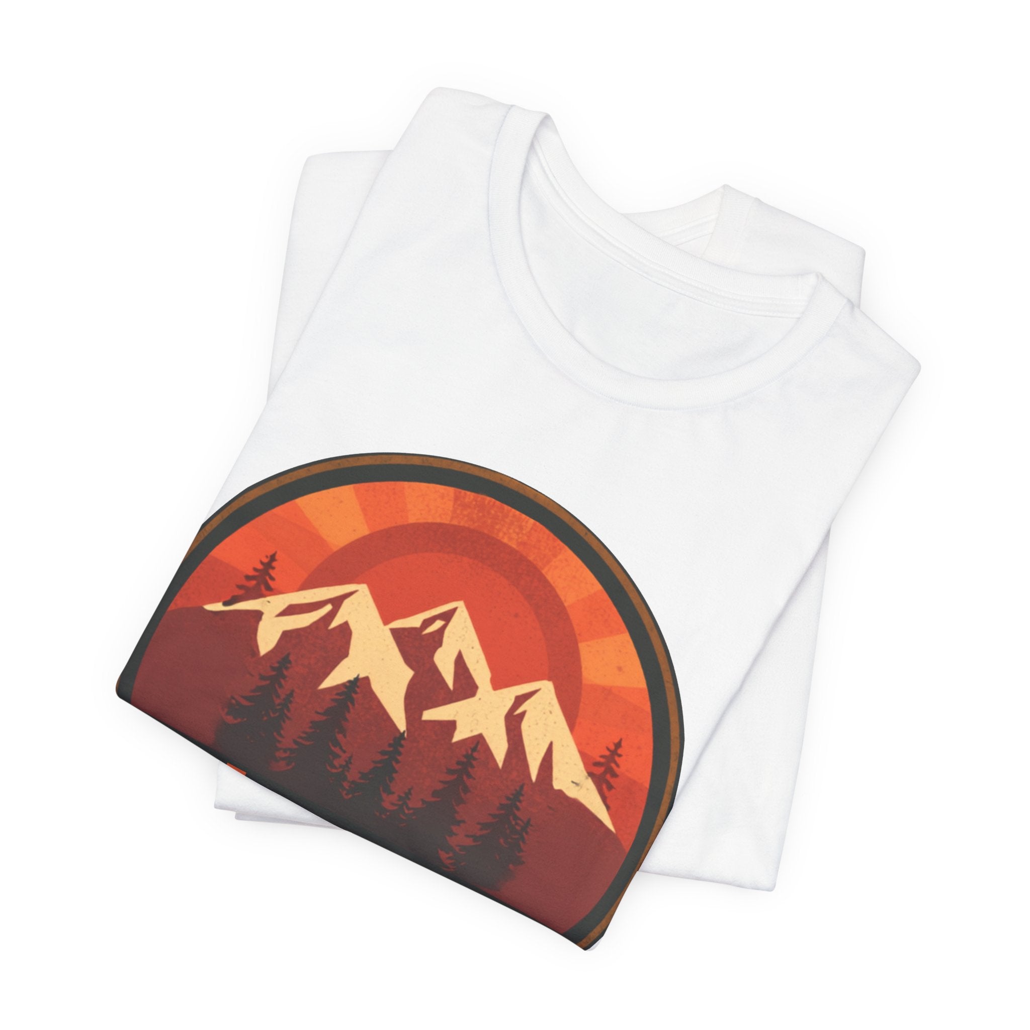 Adventure Awaits – Retro Sunset T-Shirt