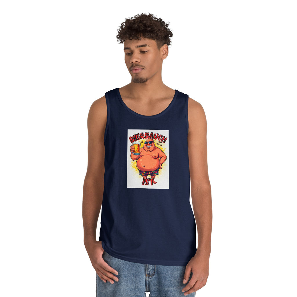 Bierbauch ist mein Sixpack – Cartoon Party-Guy – Tanktop (Heavy)