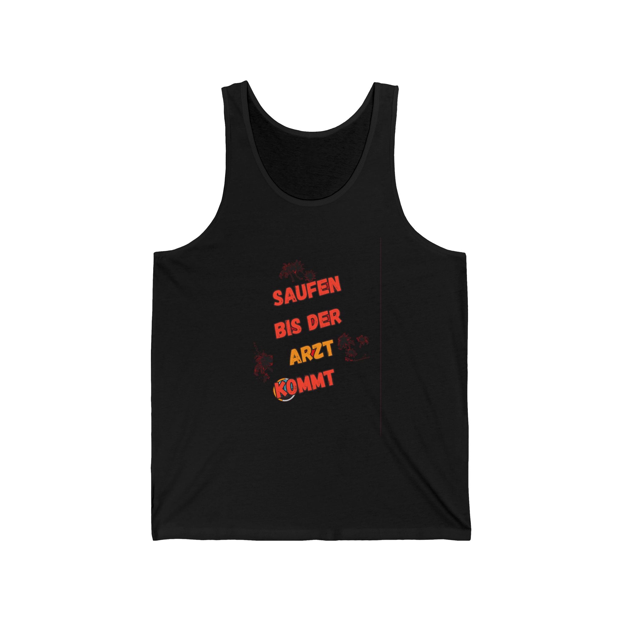 Saufen bis der Arzt kommt – Motiv B – Tanktop (Slim Fit)