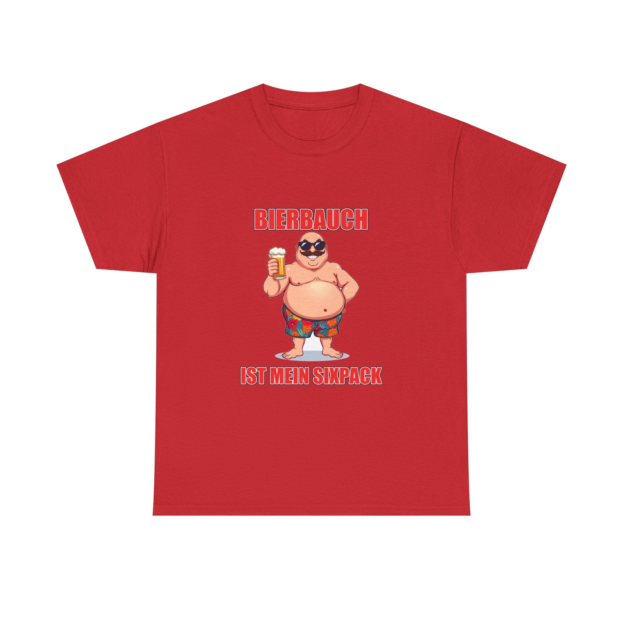 Bierbauch ist mein Sixpack – Unisex T-Shirt (Party / Ballermann)