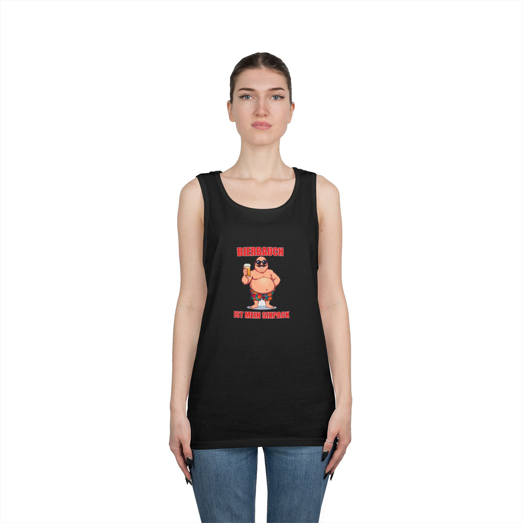 Bierbauch ist mein Sixpack – Retro Poster – Tanktop (Heavy)