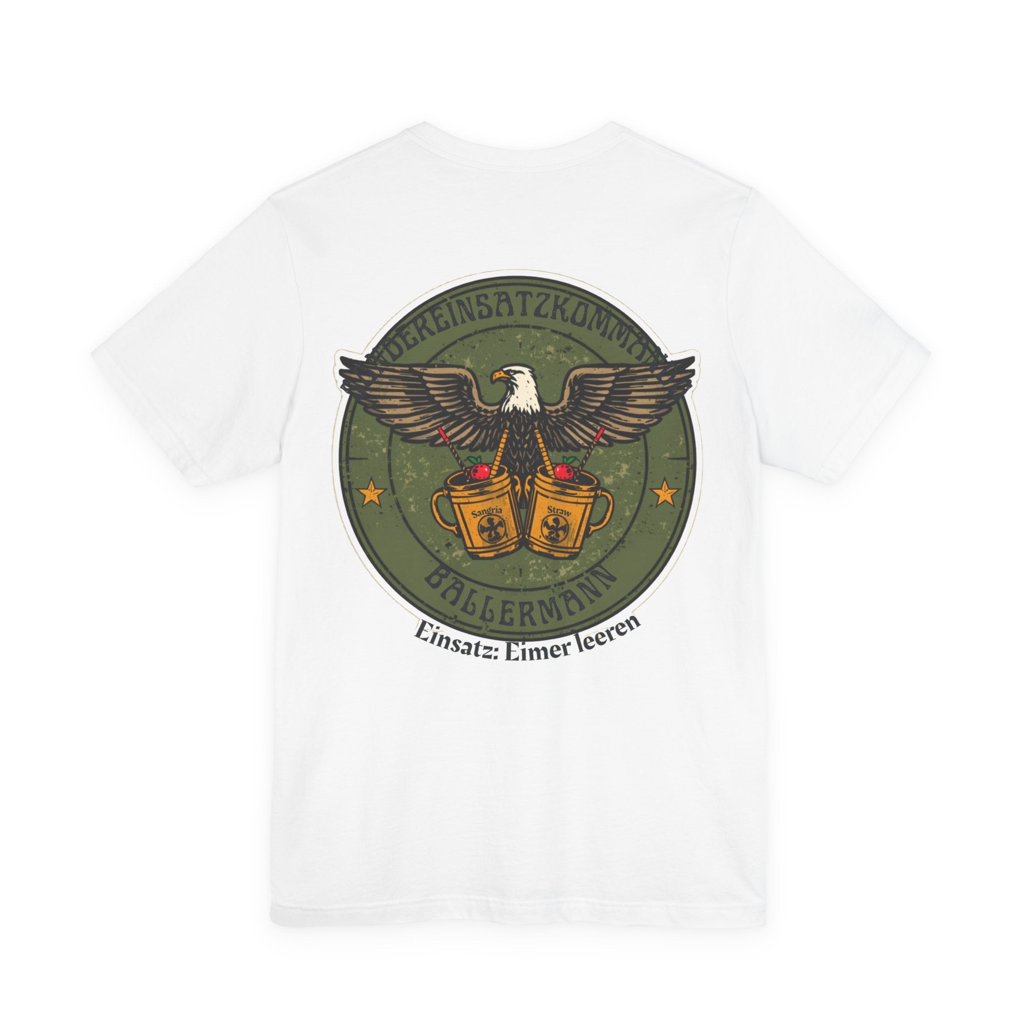 Sondereinsatzkommando Ballermann – Bund T-Shirt (Backprint)