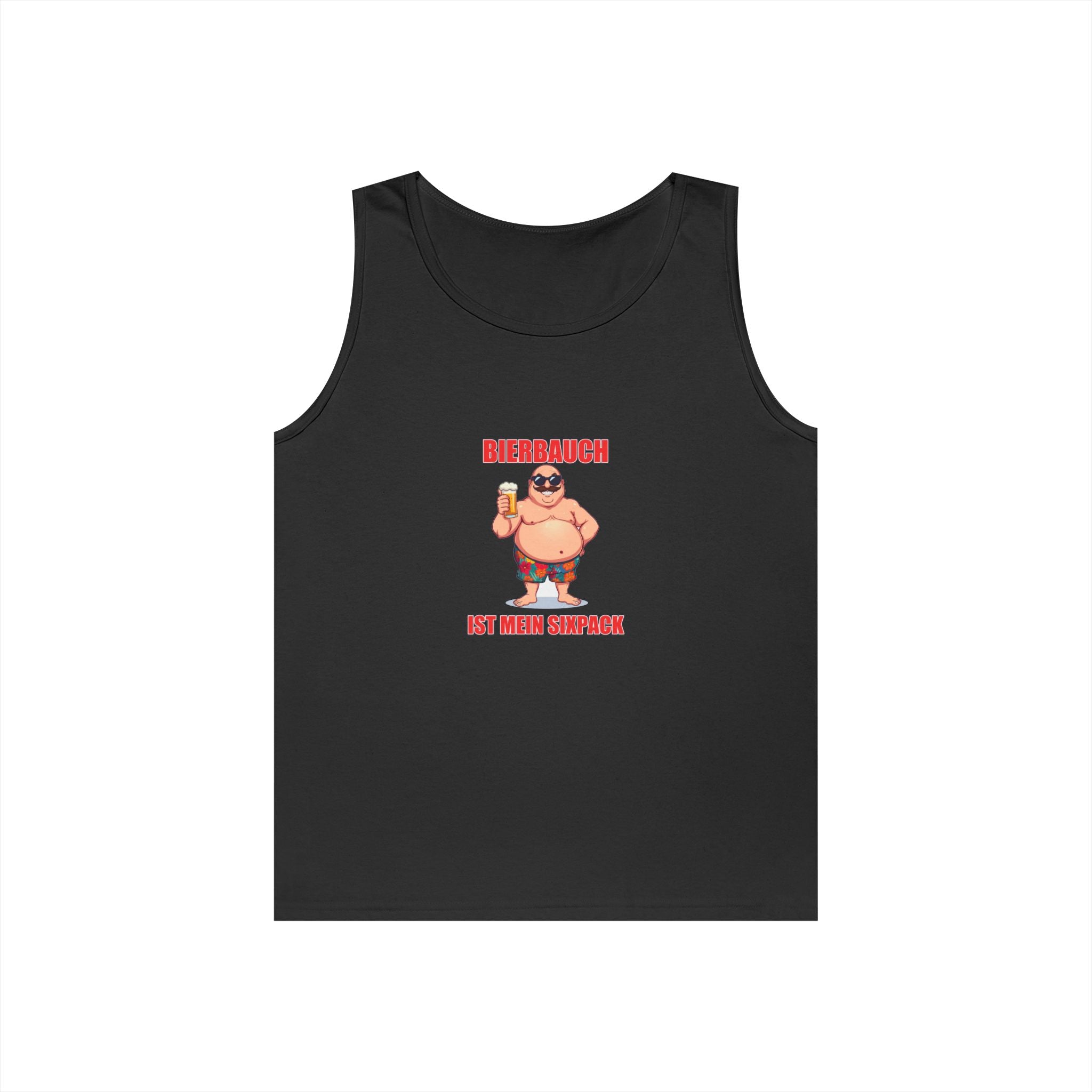 Bierbauch ist mein Sixpack – Retro Poster – Tanktop (Heavy)