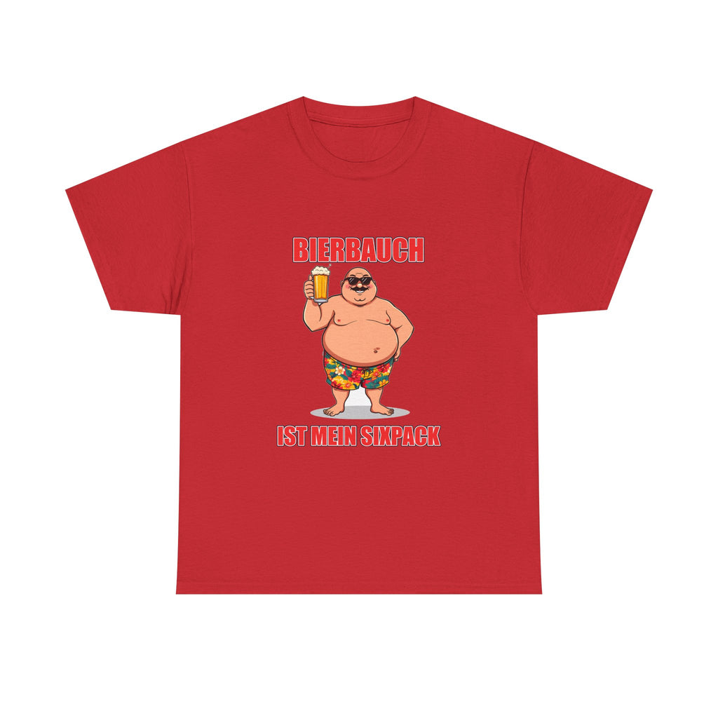 Bierbauch ist mein Sixpack – Mit Bierkrug – Unisex T-Shirt