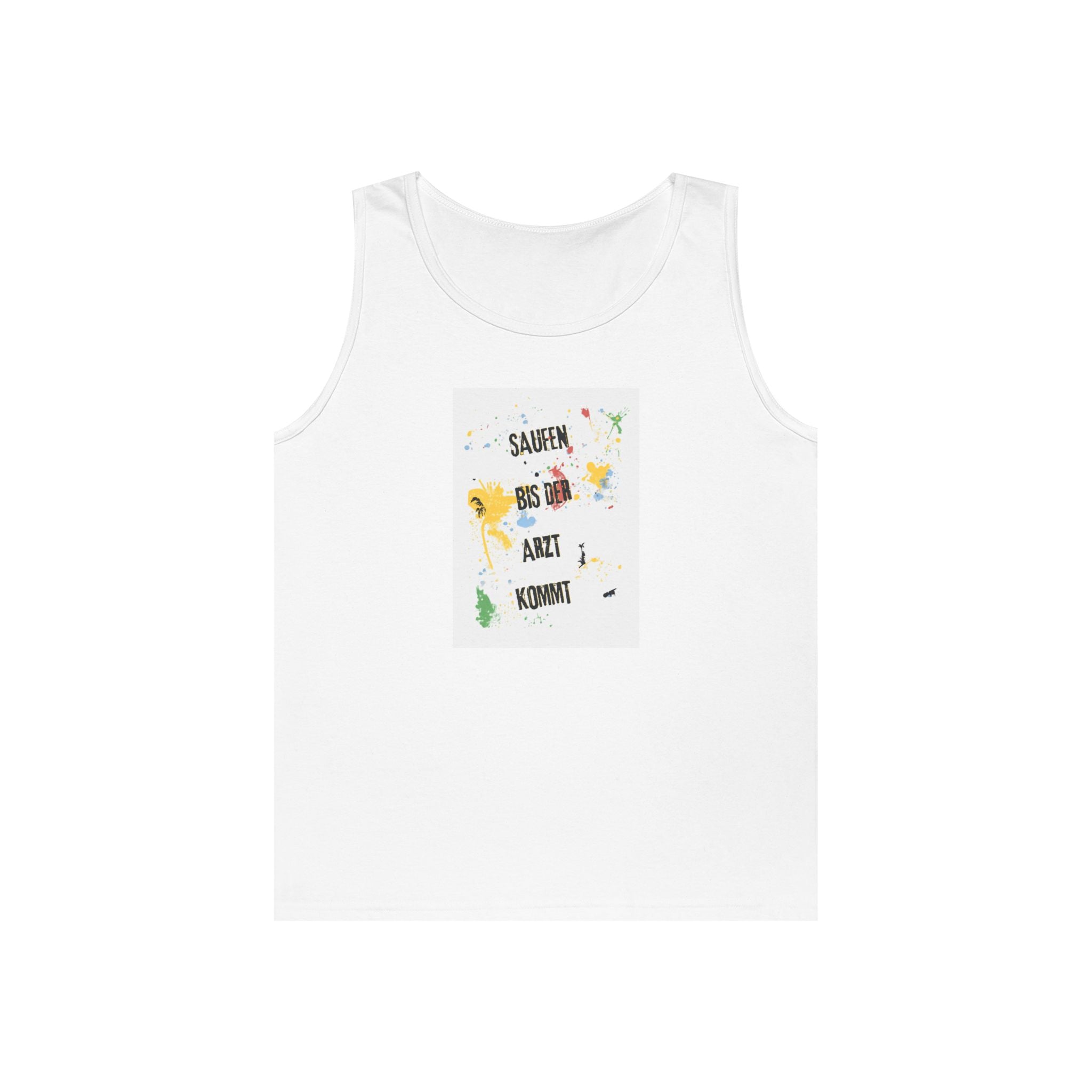 Saufen bis der Arzt kommt – Motiv A – Tanktop (Heavy)