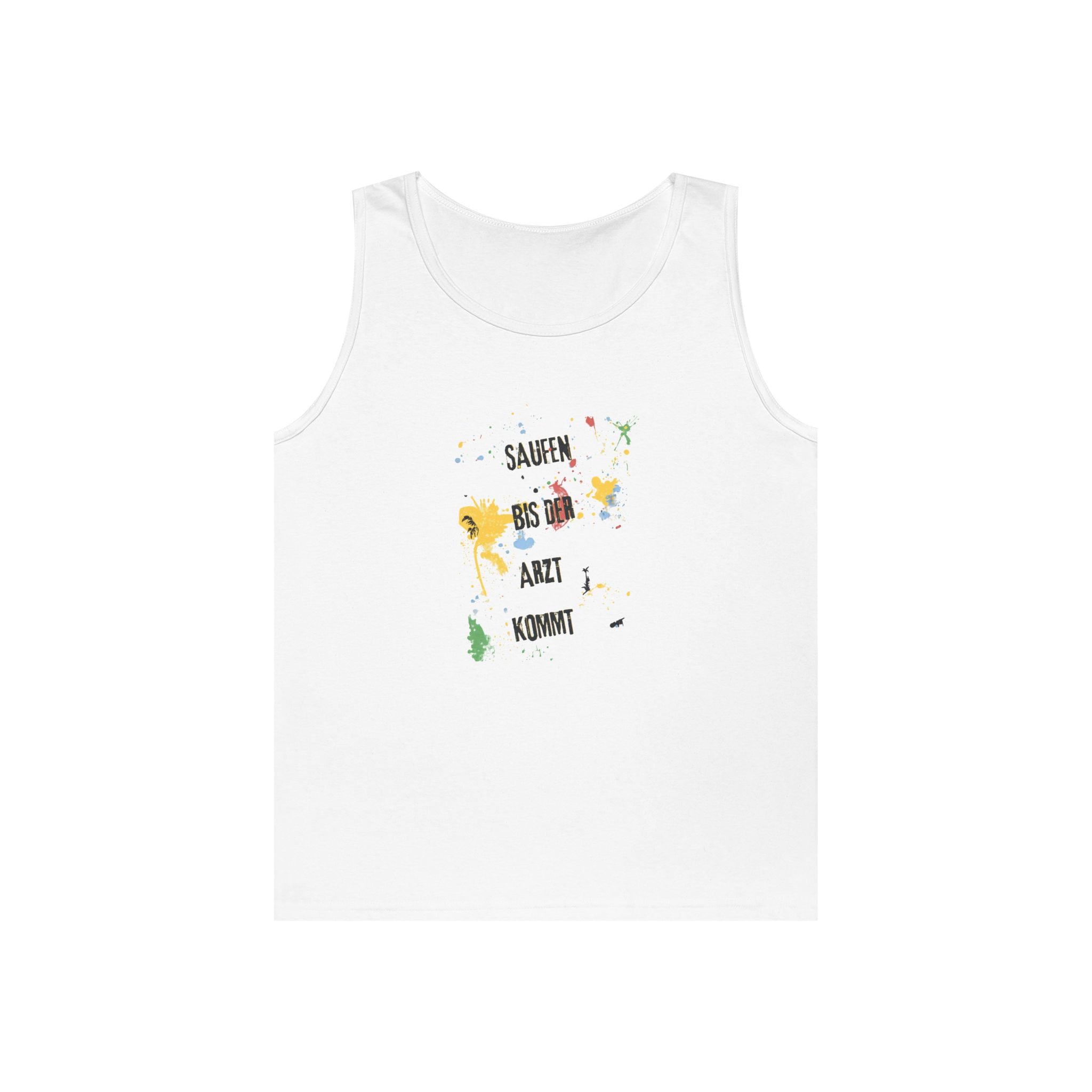 Saufen bis der Arzt kommt – Motiv A – Tanktop (Heavy)