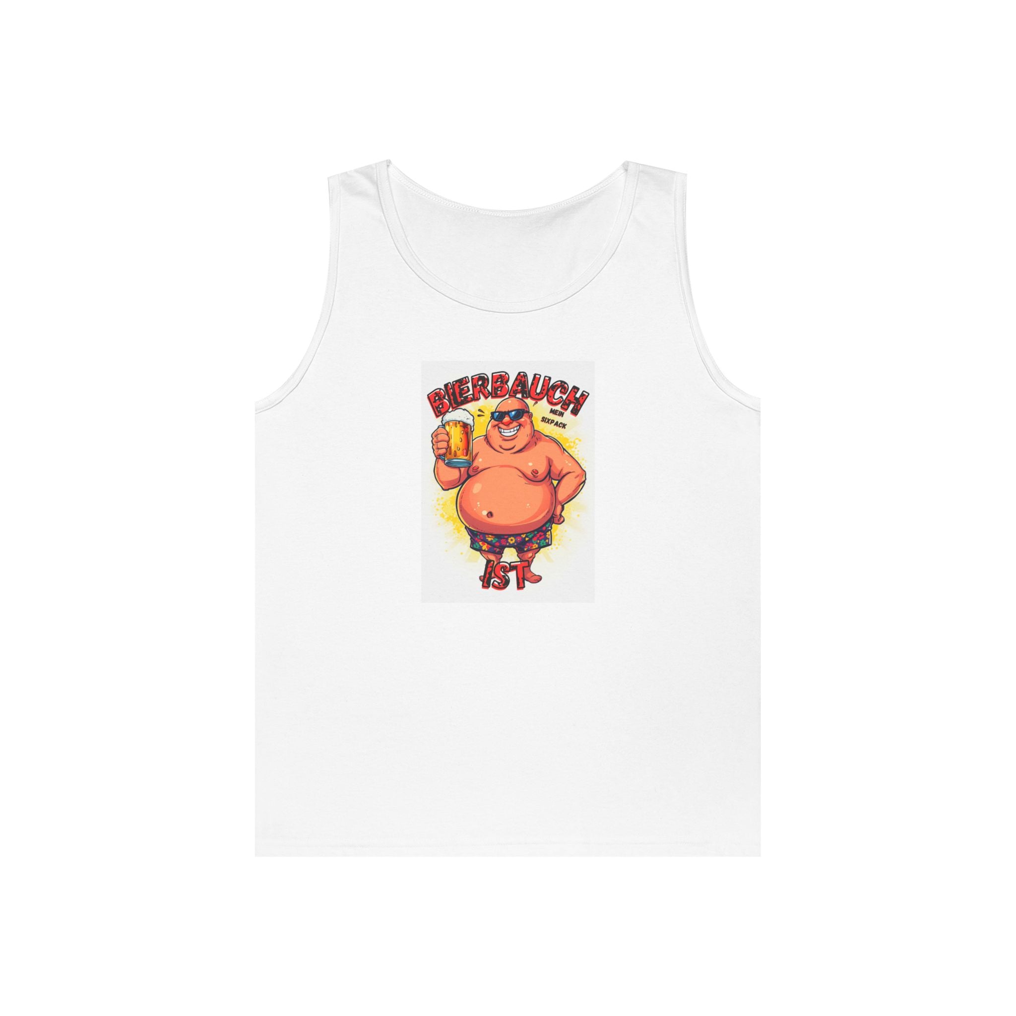 Bierbauch ist mein Sixpack – Cartoon Party-Guy – Tanktop (Heavy)