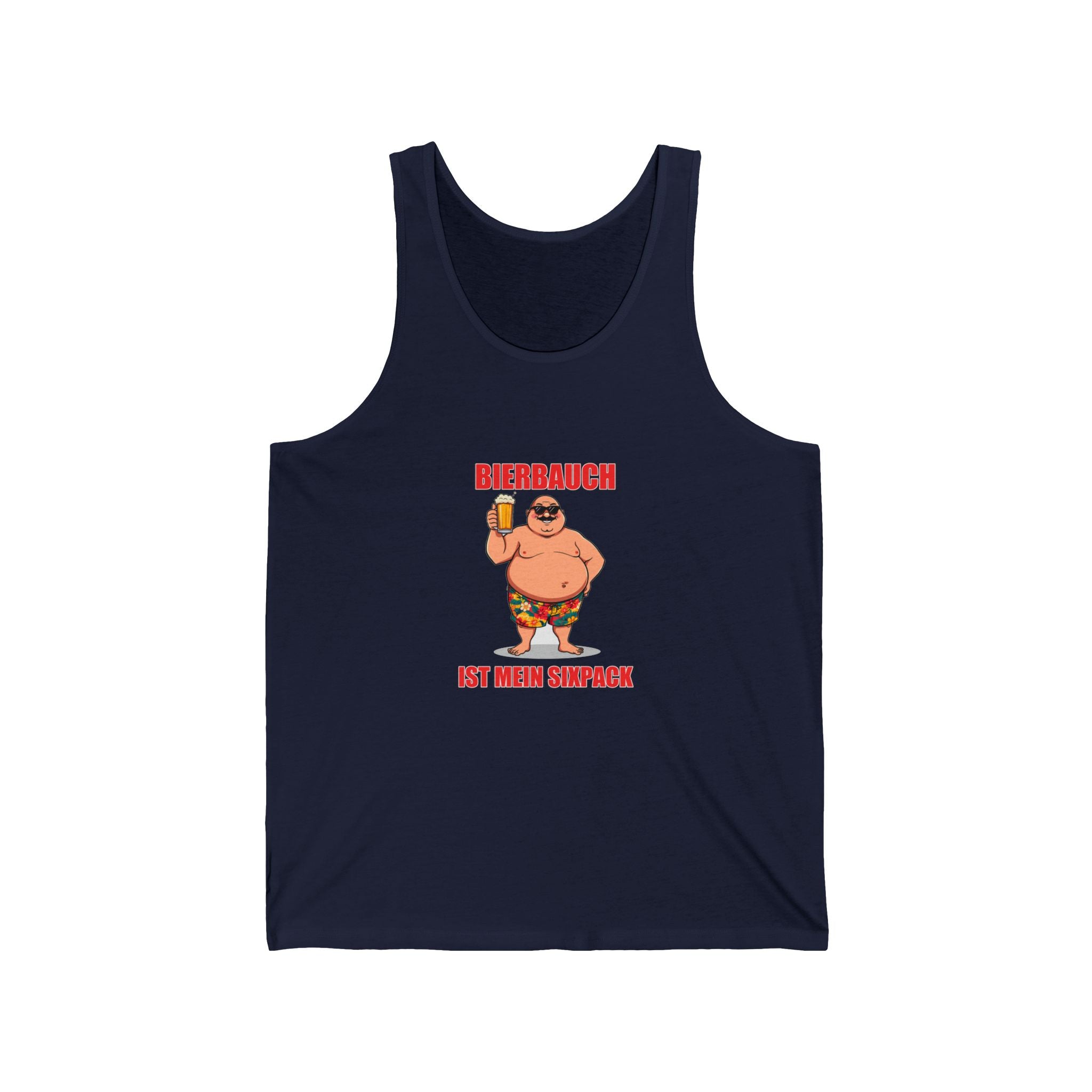 Bierbauch ist mein Sixpack – Mit Bierkrug – Tanktop (Slim Fit)
