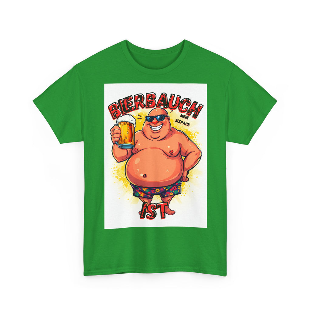 Bierbauch ist mein Sixpack – Cartoon Party-Guy – Unisex T-Shirt