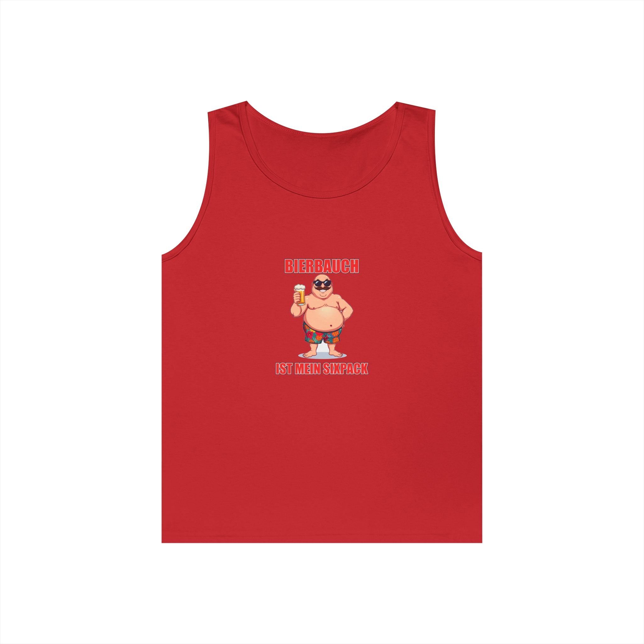 Bierbauch ist mein Sixpack – Retro Poster – Tanktop (Heavy)