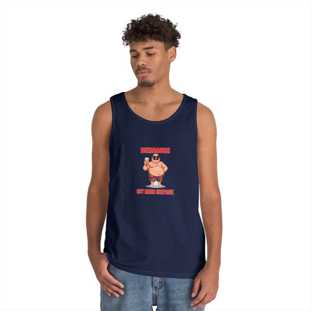 Bierbauch ist mein Sixpack – Retro Poster – Tanktop (Heavy)