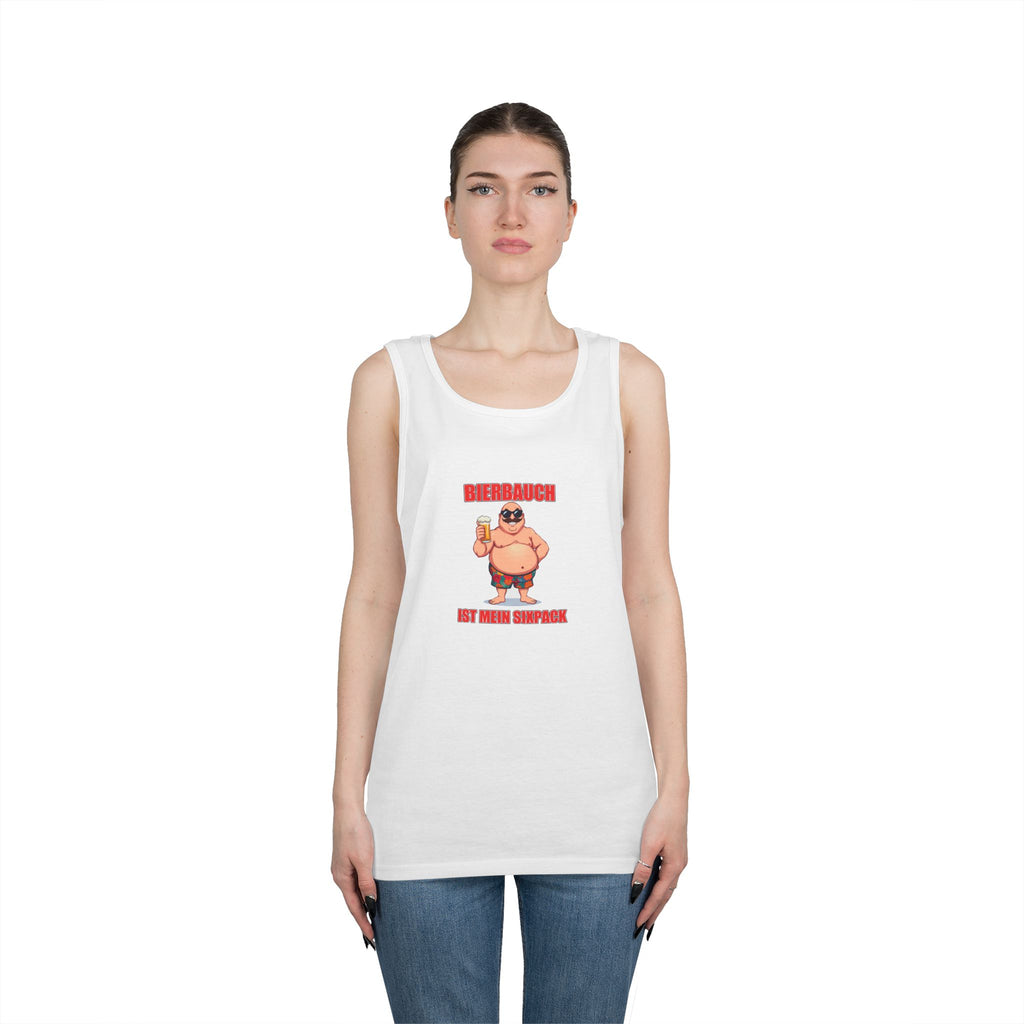 Bierbauch ist mein Sixpack – Retro Poster – Tanktop (Heavy)