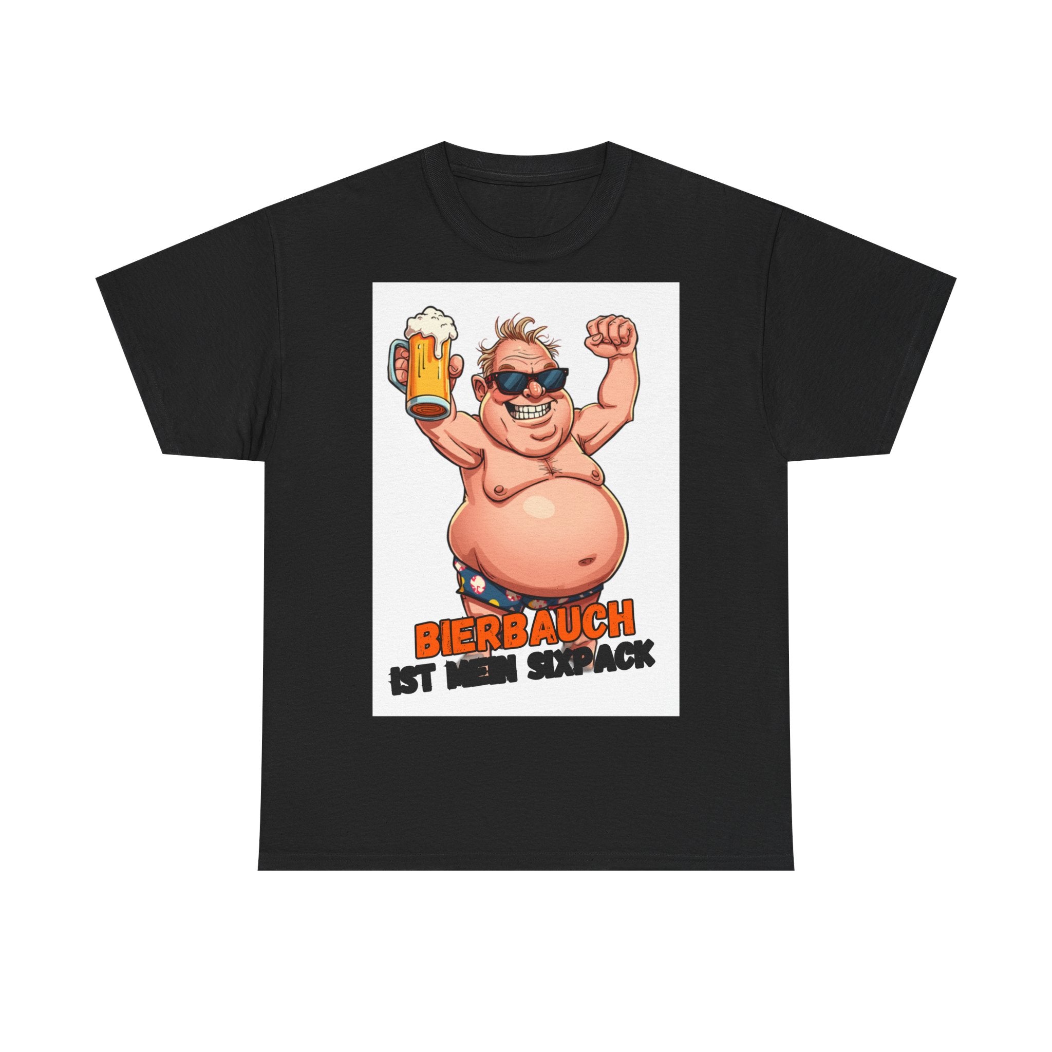 Bierbauch ist mein Sixpack – Ballermann Edition – Unisex T-Shirt