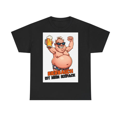 Bierbauch ist mein Sixpack – Ballermann Edition – Unisex T-Shirt