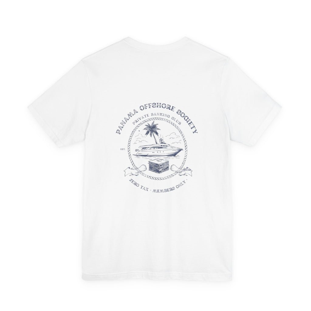 Panama Offshore Society – Private Banking Club T-Shirt (Backprint)