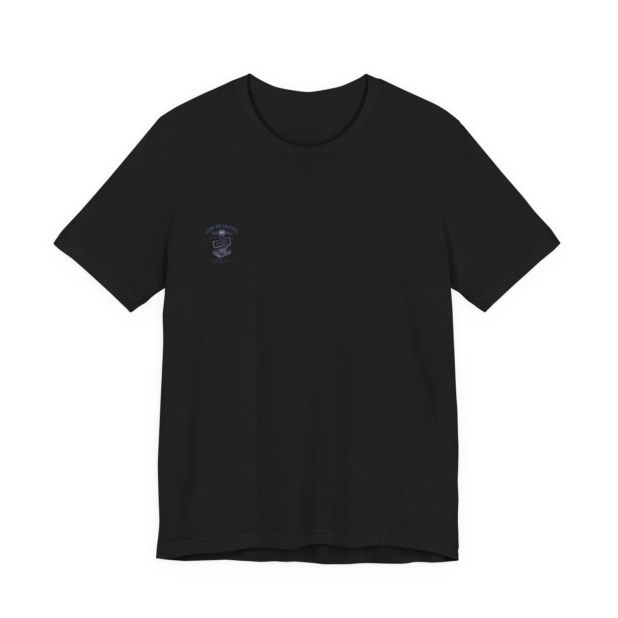 Cum-Ex Capital – Double Dividend Society T-Shirt (Backprint)