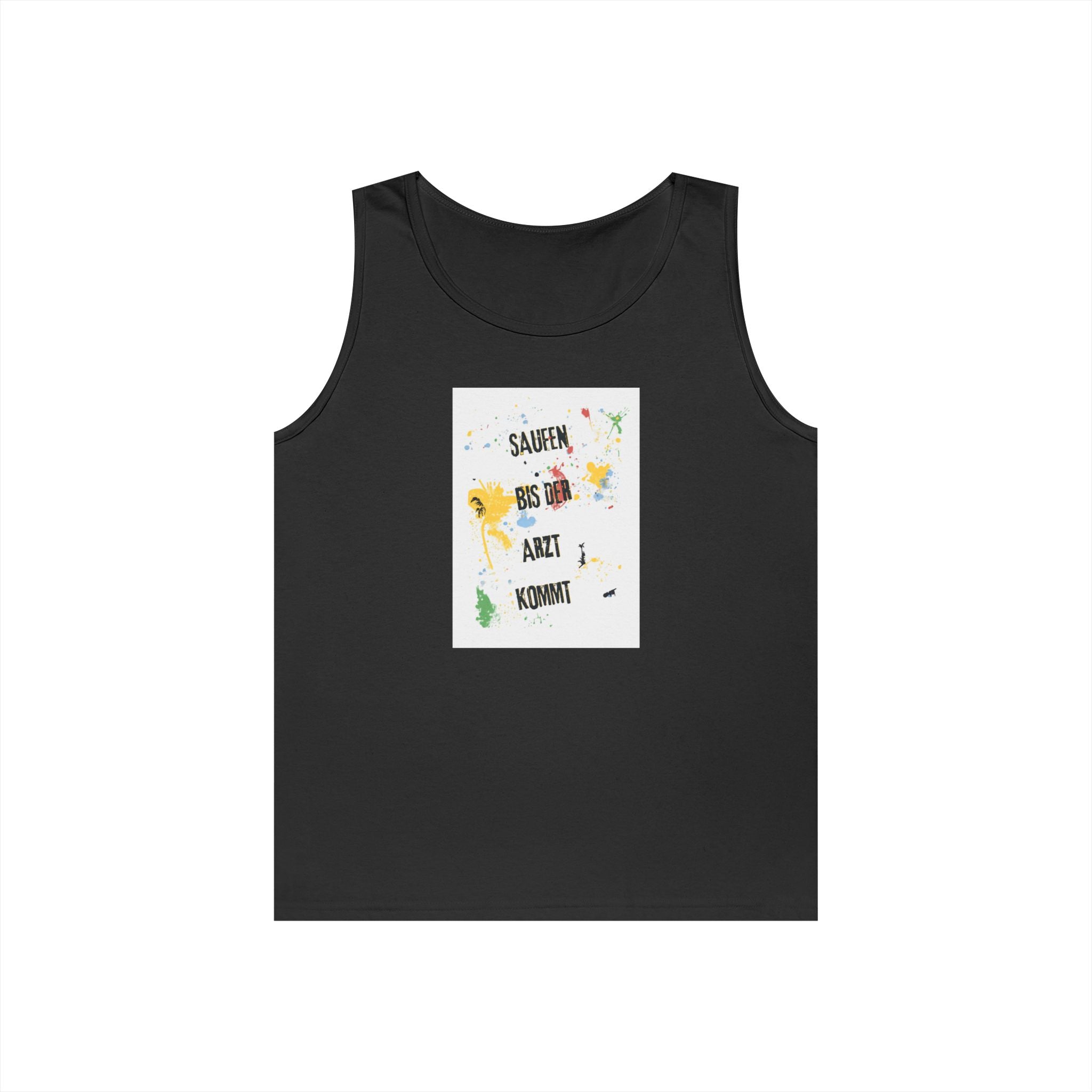 Saufen bis der Arzt kommt – Motiv A – Tanktop (Heavy)