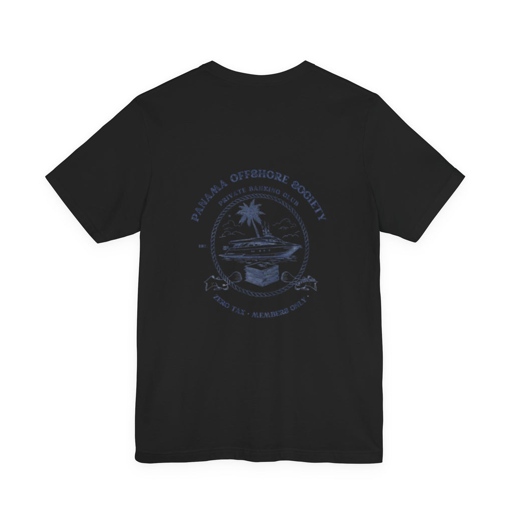 Panama Offshore Society – Private Banking Club T-Shirt (Backprint)