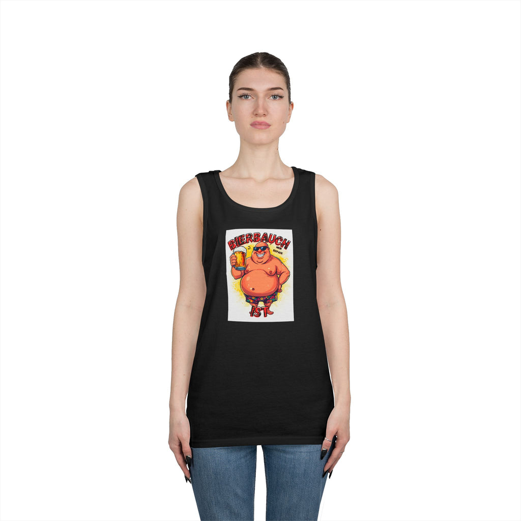Bierbauch ist mein Sixpack – Cartoon Party-Guy – Tanktop (Heavy)