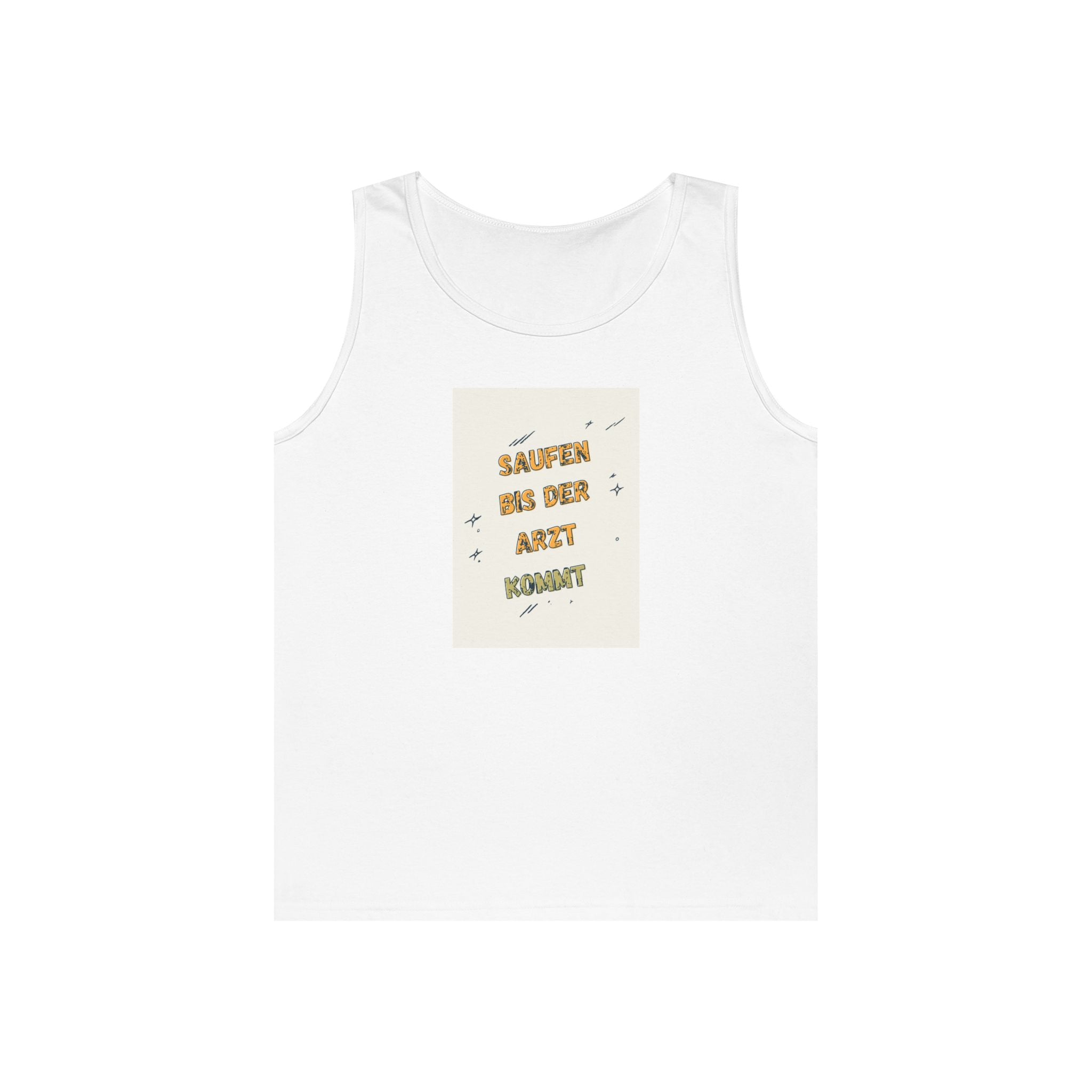 Saufen bis der Arzt kommt – Motiv C – Tanktop (Heavy)