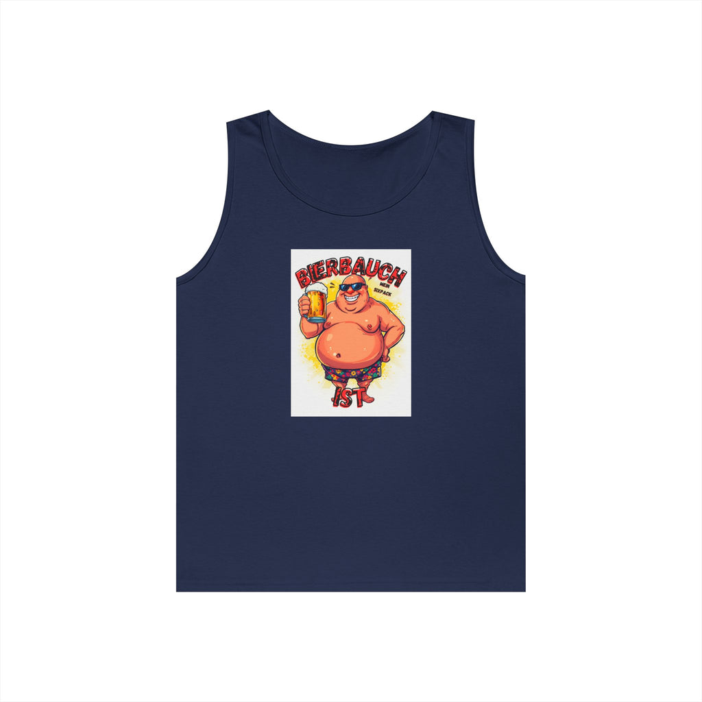 Bierbauch ist mein Sixpack – Cartoon Party-Guy – Tanktop (Heavy)