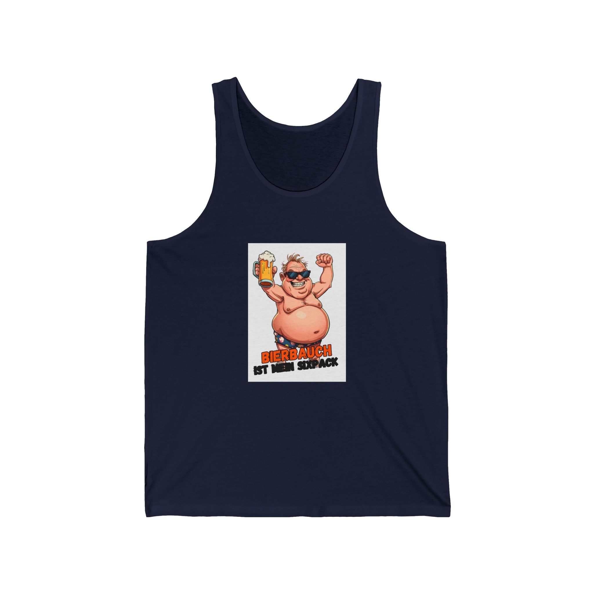 Bierbauch ist mein Sixpack – Ballermann Edition – Tanktop (Slim Fit)