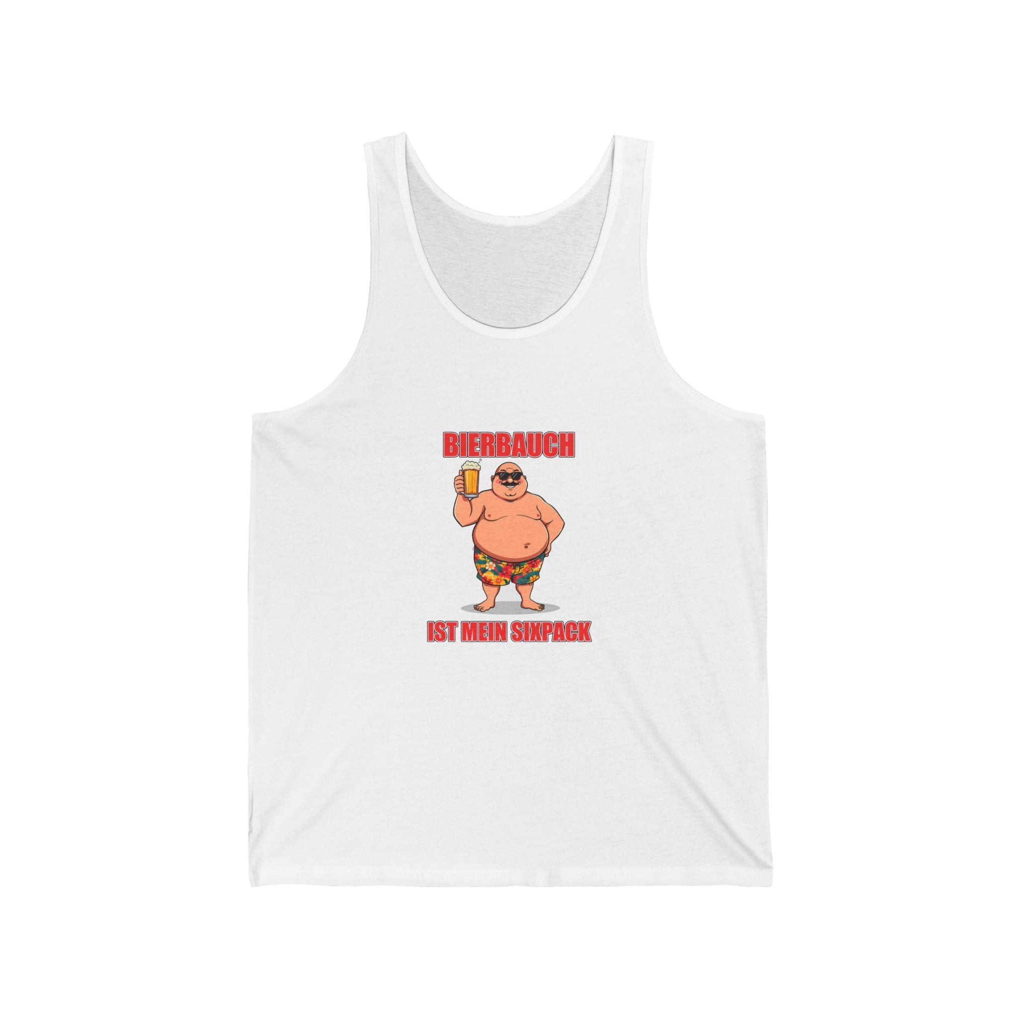 Bierbauch ist mein Sixpack – Mit Bierkrug – Tanktop (Slim Fit)