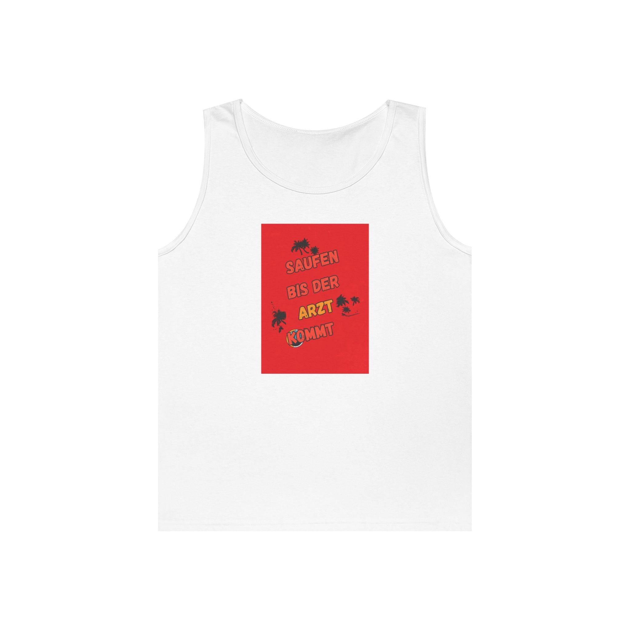 Saufen bis der Arzt kommt – Motiv B – Tanktop (Heavy)