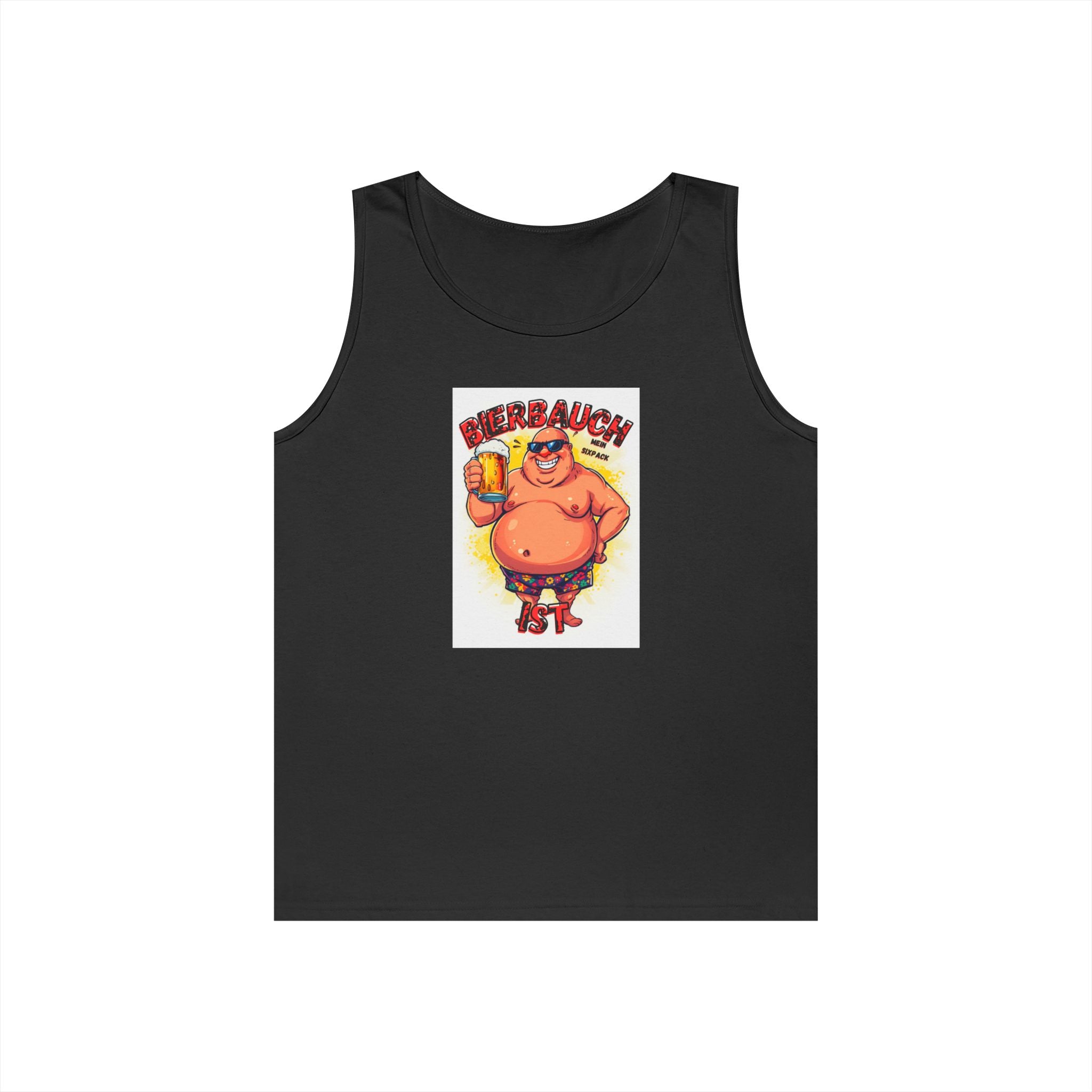 Bierbauch ist mein Sixpack – Cartoon Party-Guy – Tanktop (Heavy)