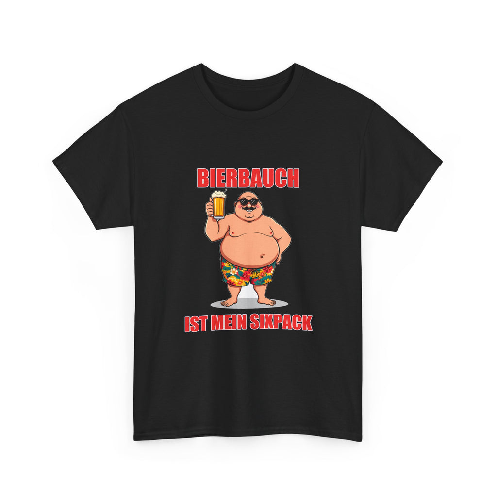 Bierbauch ist mein Sixpack – Mit Bierkrug – Unisex T-Shirt