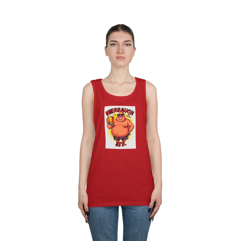 Bierbauch ist mein Sixpack – Cartoon Party-Guy – Tanktop (Heavy)