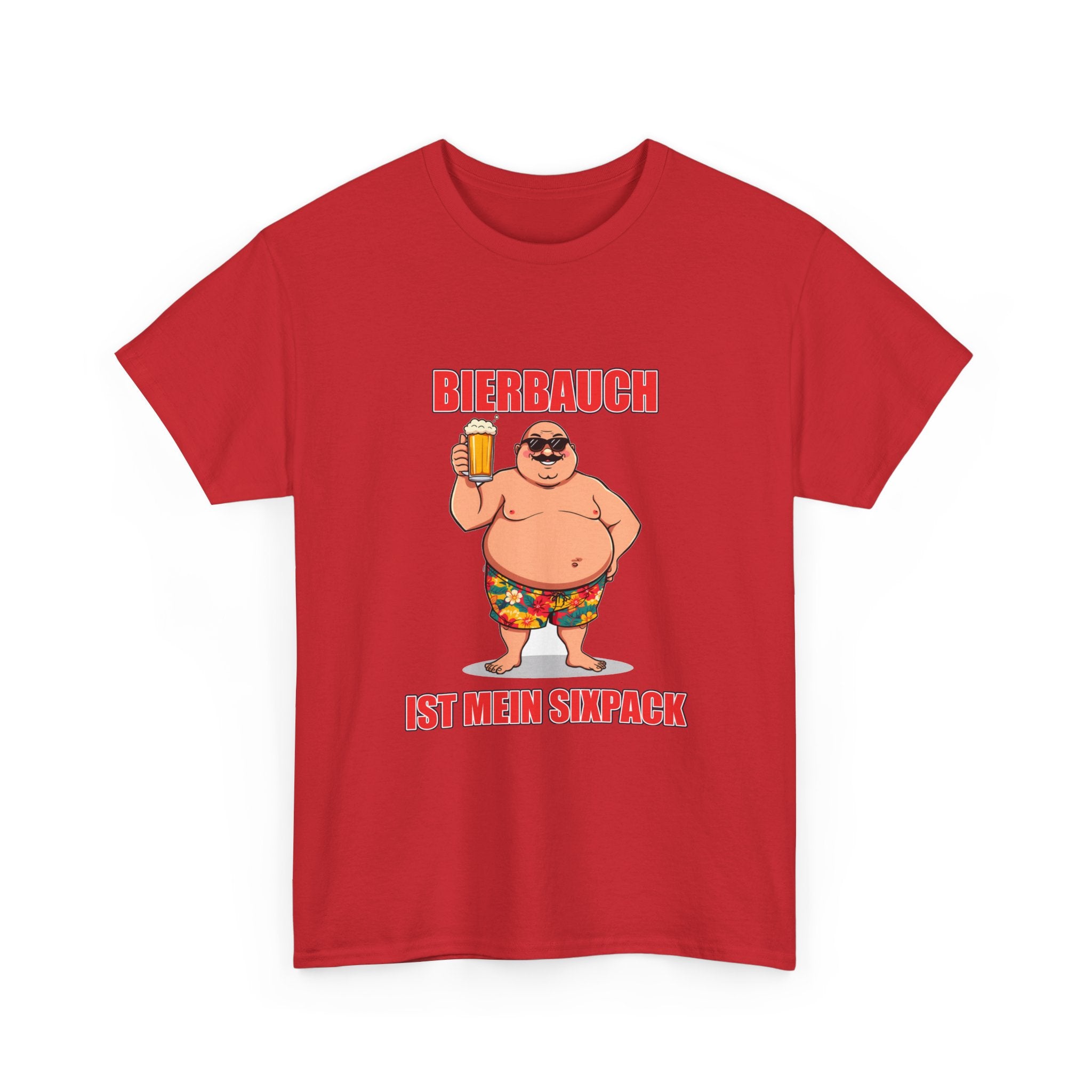 Bierbauch ist mein Sixpack – Mit Bierkrug – Unisex T-Shirt
