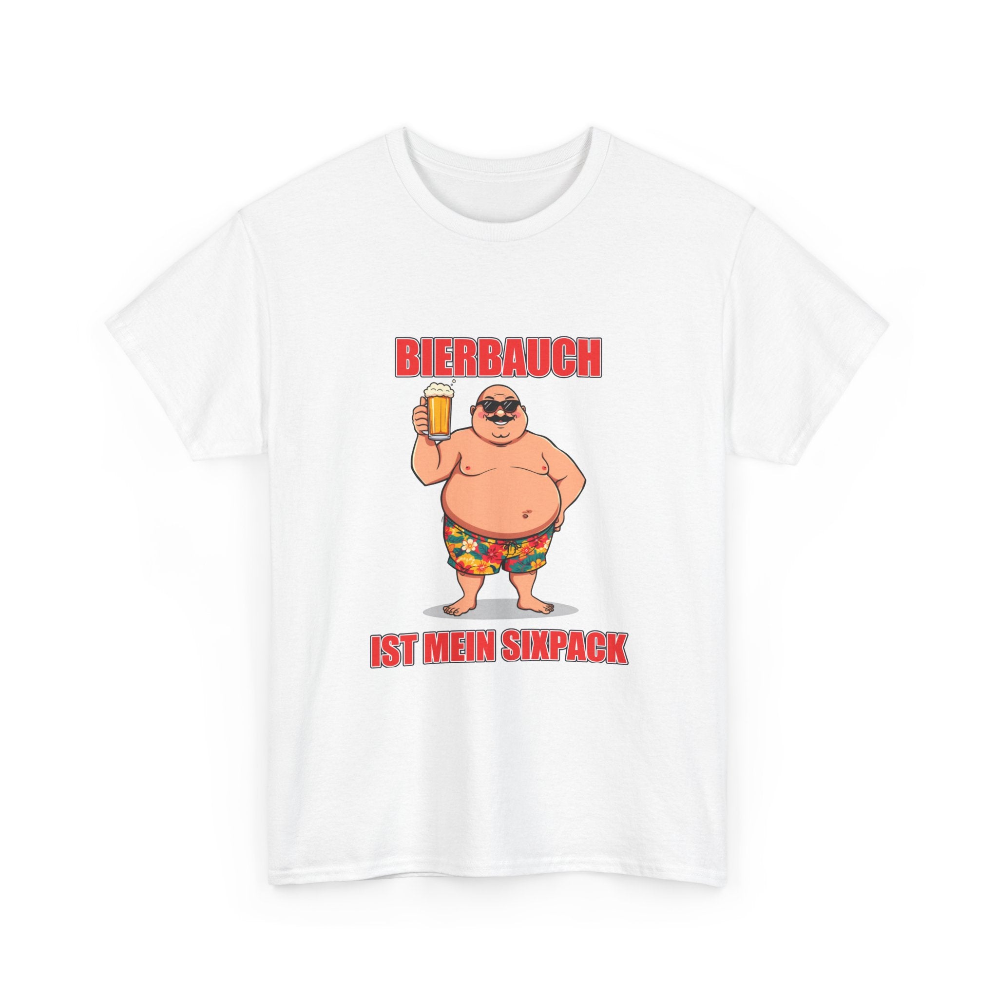 Bierbauch ist mein Sixpack – Mit Bierkrug – Unisex T-Shirt