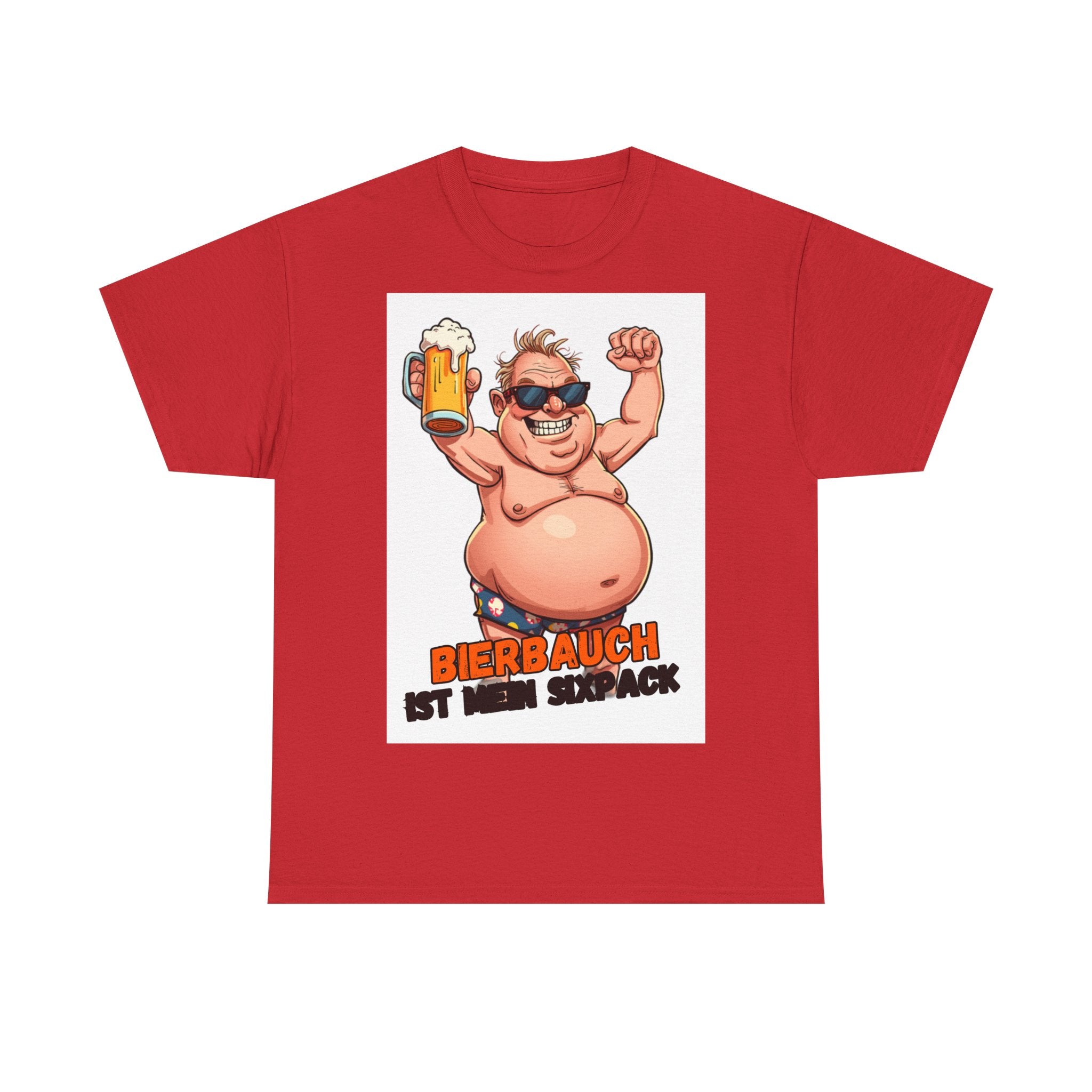 Bierbauch ist mein Sixpack – Ballermann Edition – Unisex T-Shirt