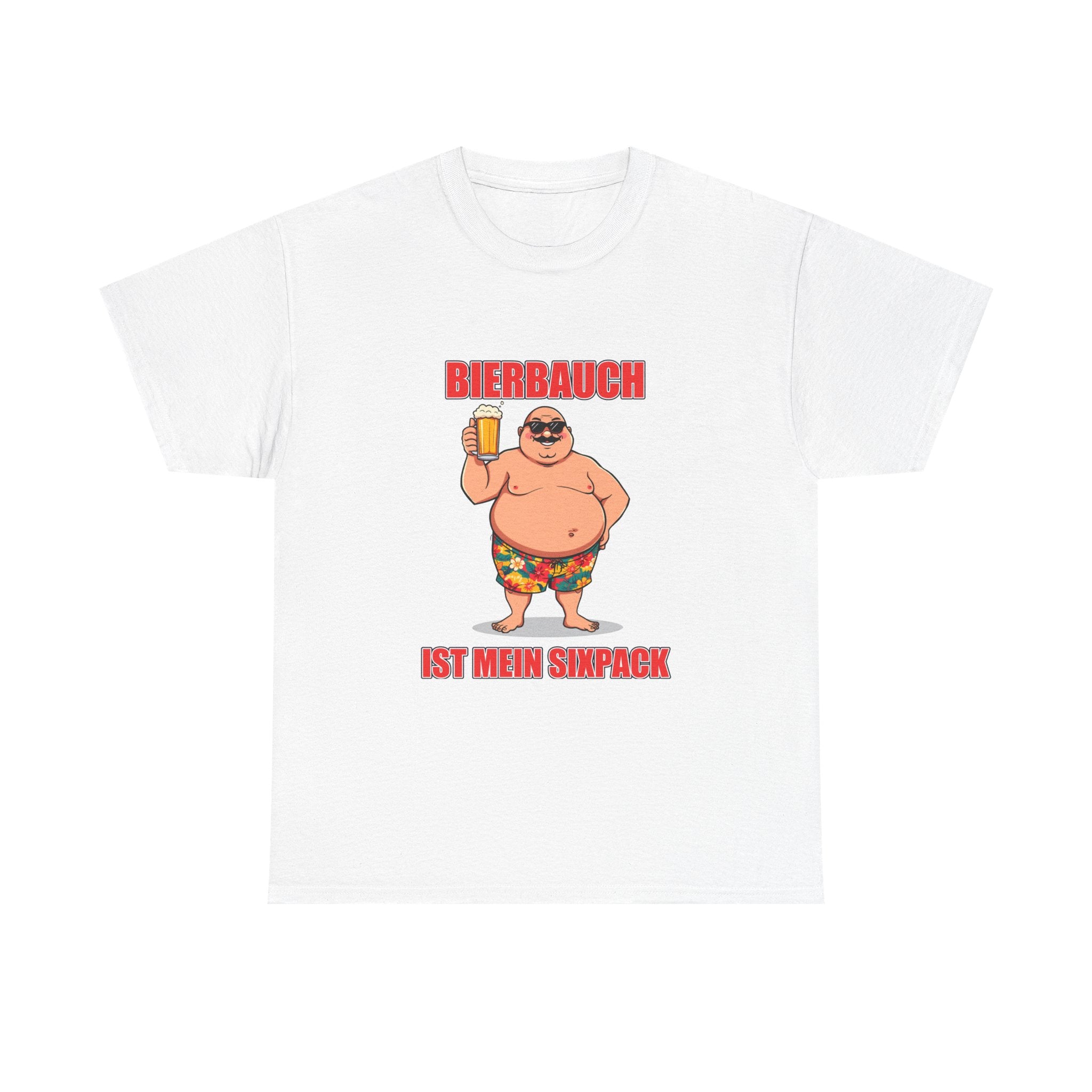 Bierbauch ist mein Sixpack – Mit Bierkrug – Unisex T-Shirt