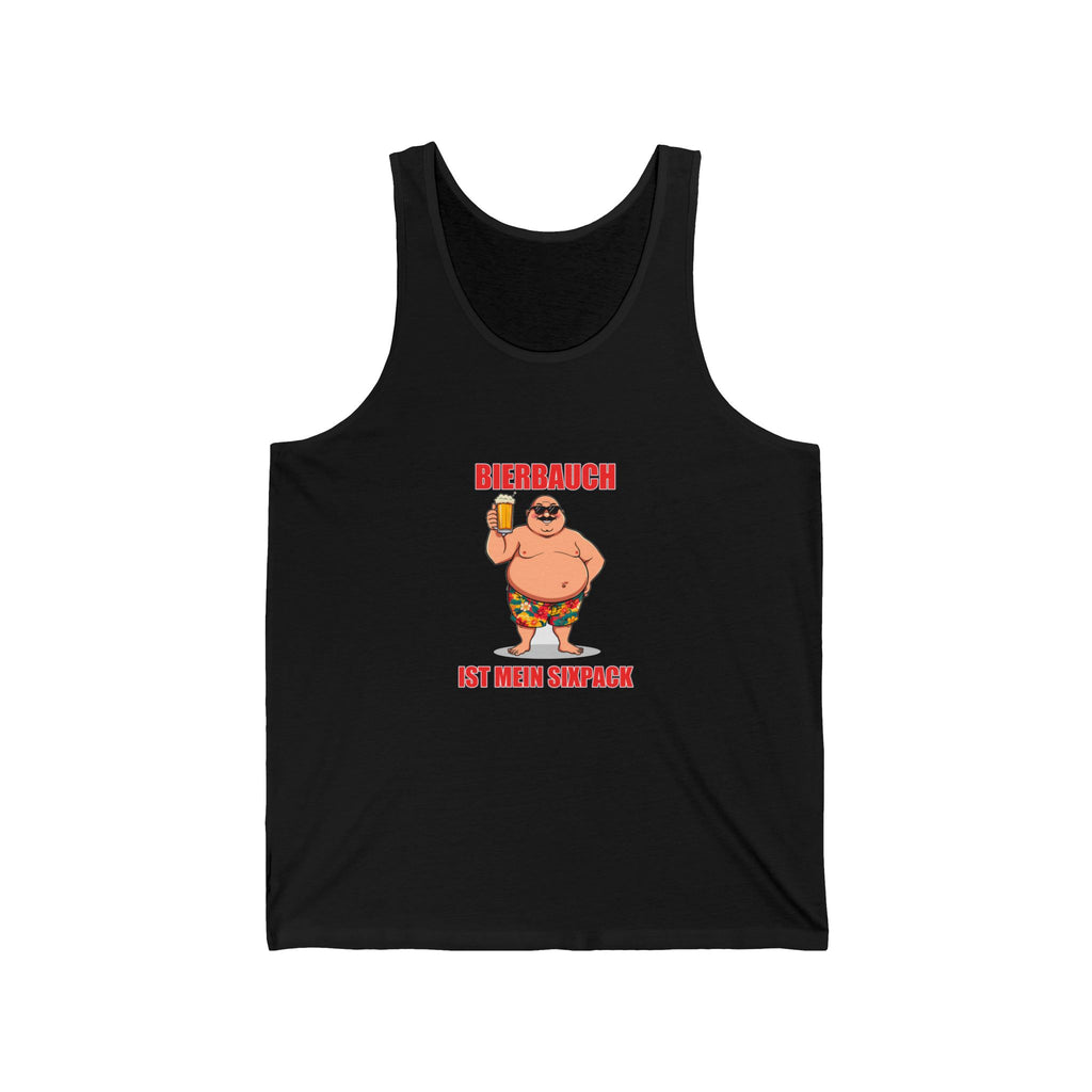Bierbauch ist mein Sixpack – Mit Bierkrug – Tanktop (Slim Fit)