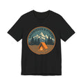 Lagerfeuer & Sterne – Vintage Camping T-Shirt