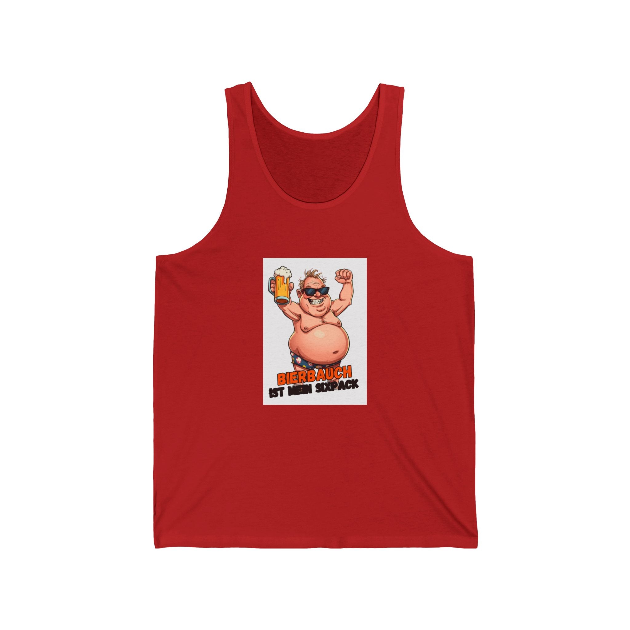 Bierbauch ist mein Sixpack – Ballermann Edition – Tanktop (Slim Fit)