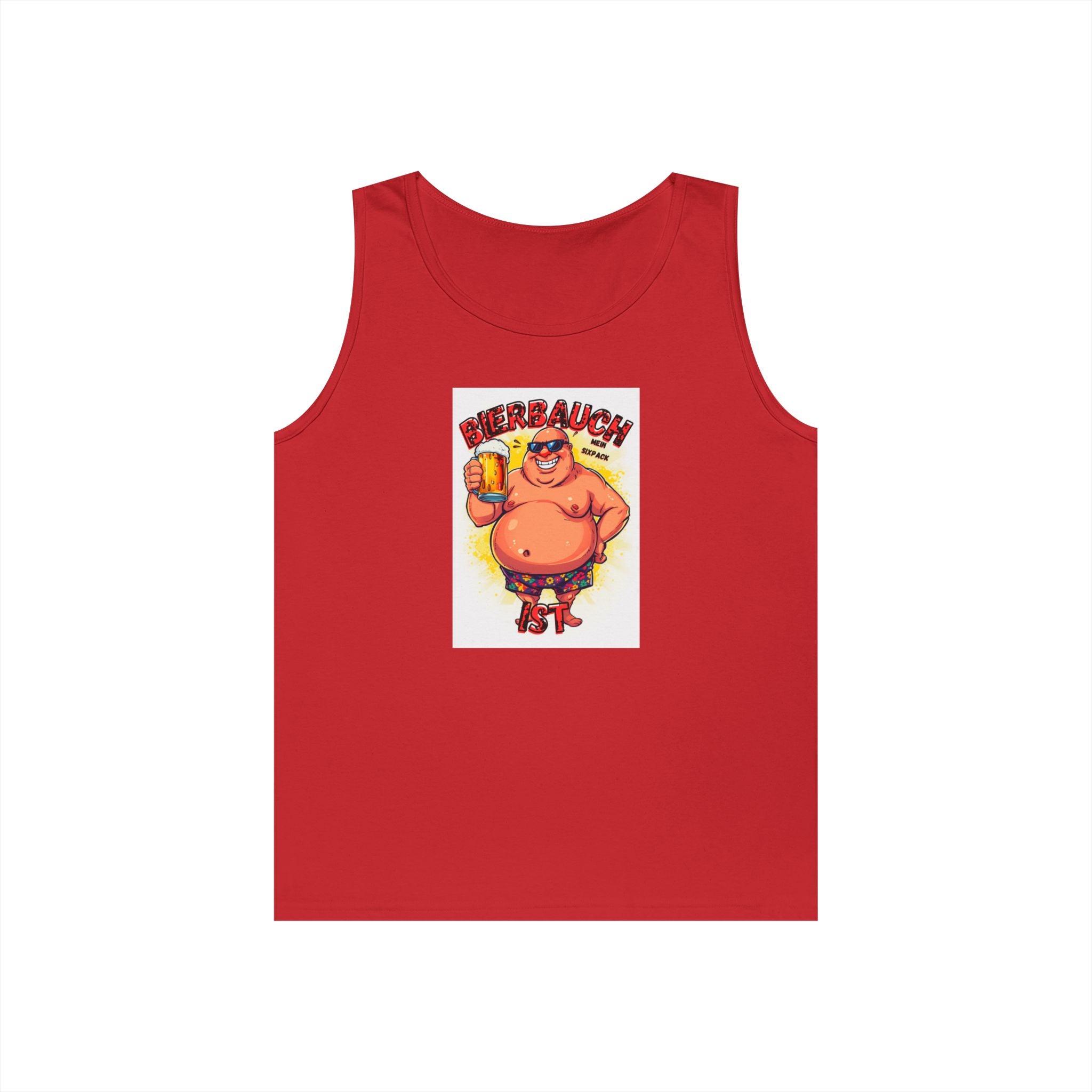 Bierbauch ist mein Sixpack – Cartoon Party-Guy – Tanktop (Heavy)