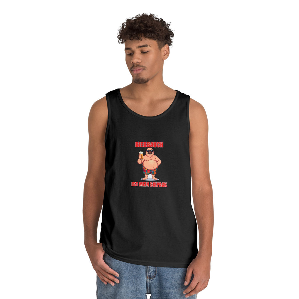 Bierbauch ist mein Sixpack – Retro Poster – Tanktop (Heavy)