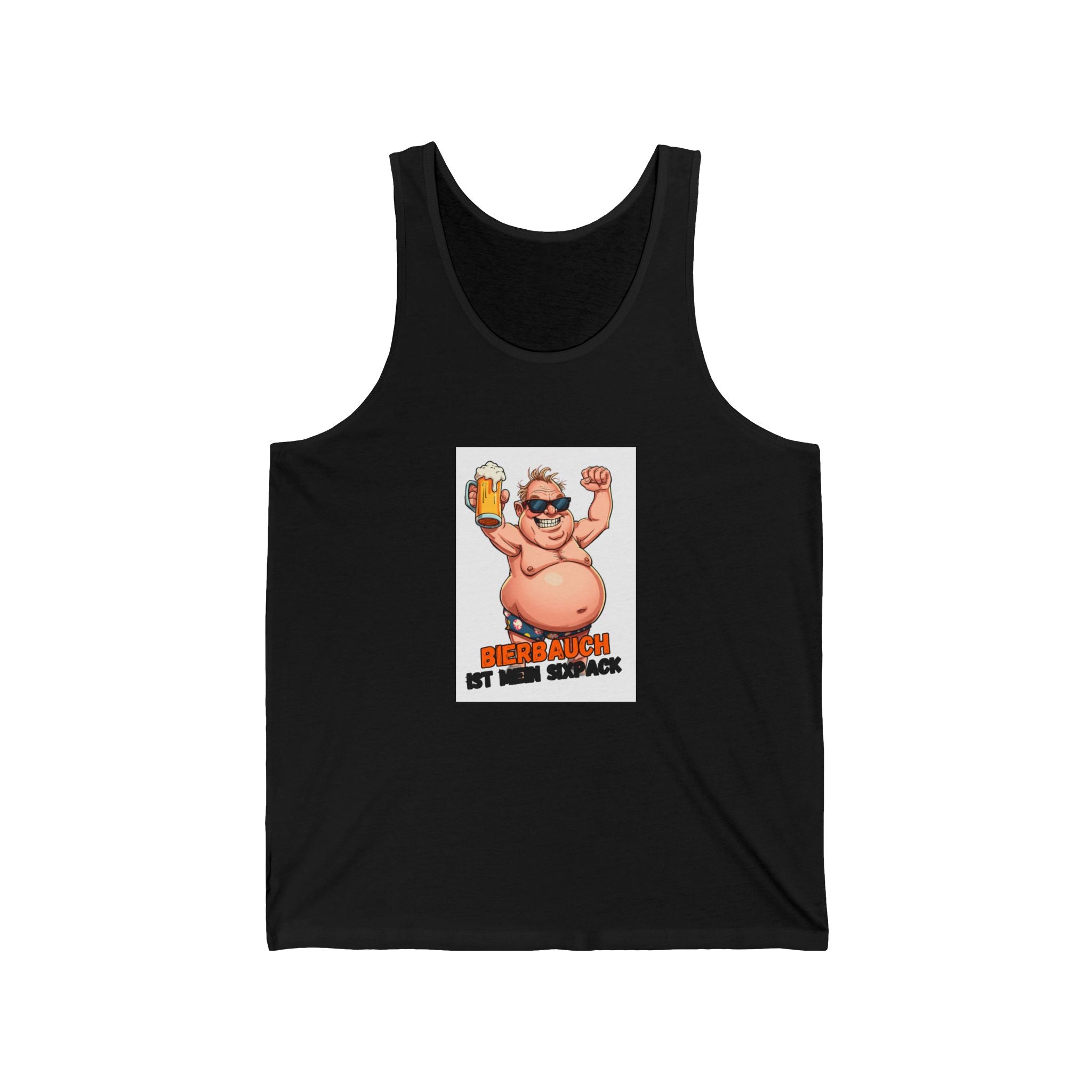 Bierbauch ist mein Sixpack – Ballermann Edition – Tanktop (Slim Fit)