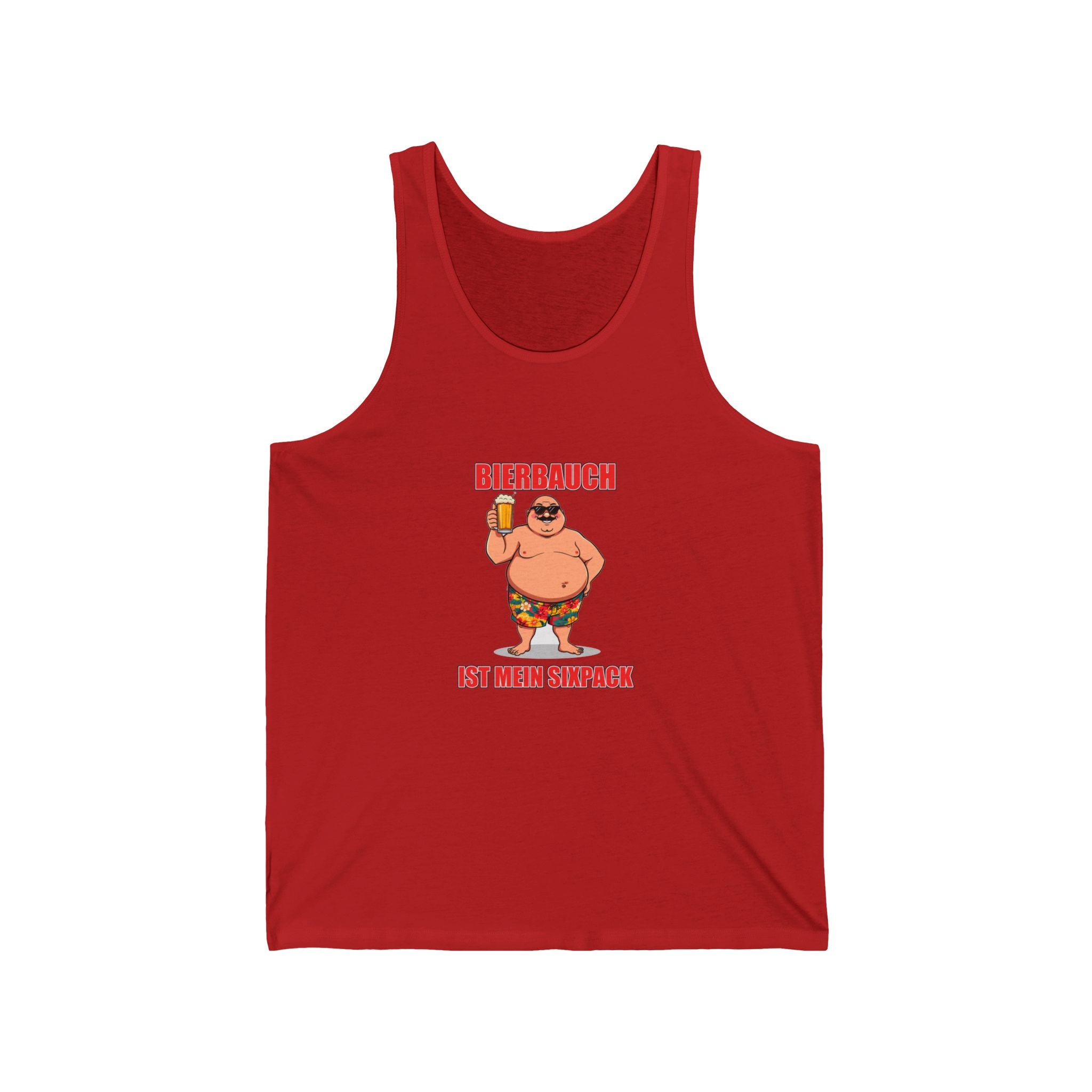 Bierbauch ist mein Sixpack – Mit Bierkrug – Tanktop (Slim Fit)