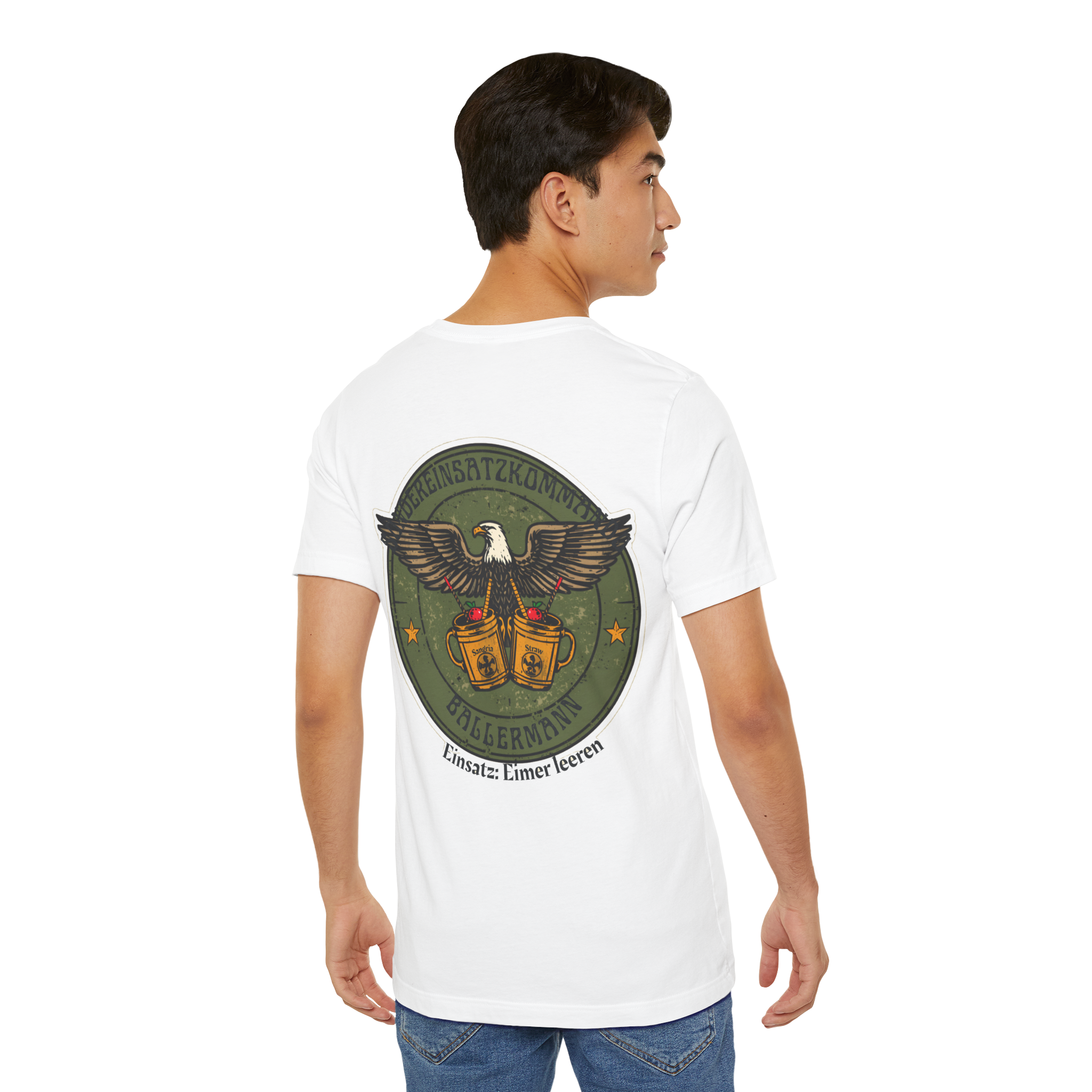 Sondereinsatzkommando Ballermann – Bund T-Shirt (Backprint)